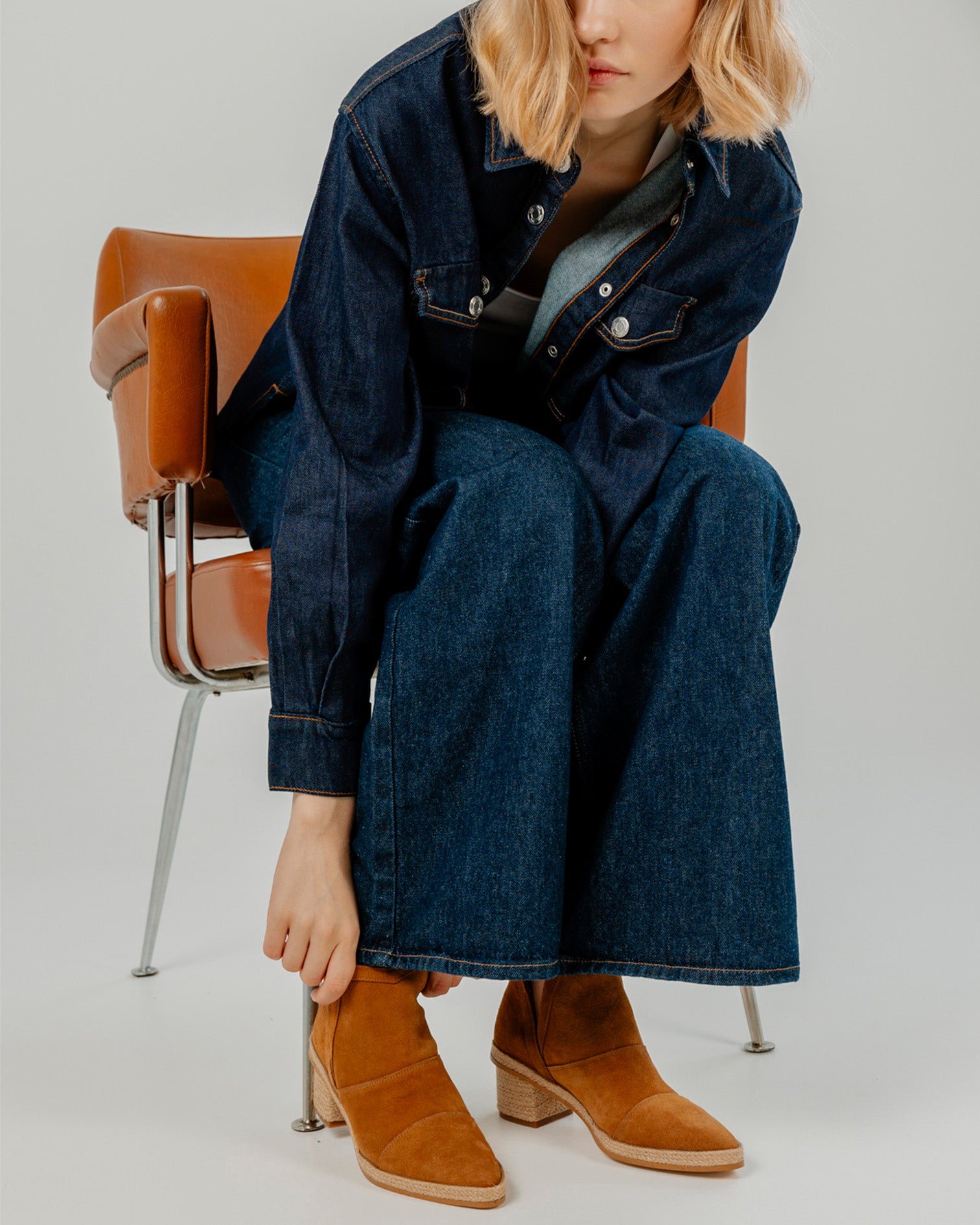 Maya Suede Leather Boot