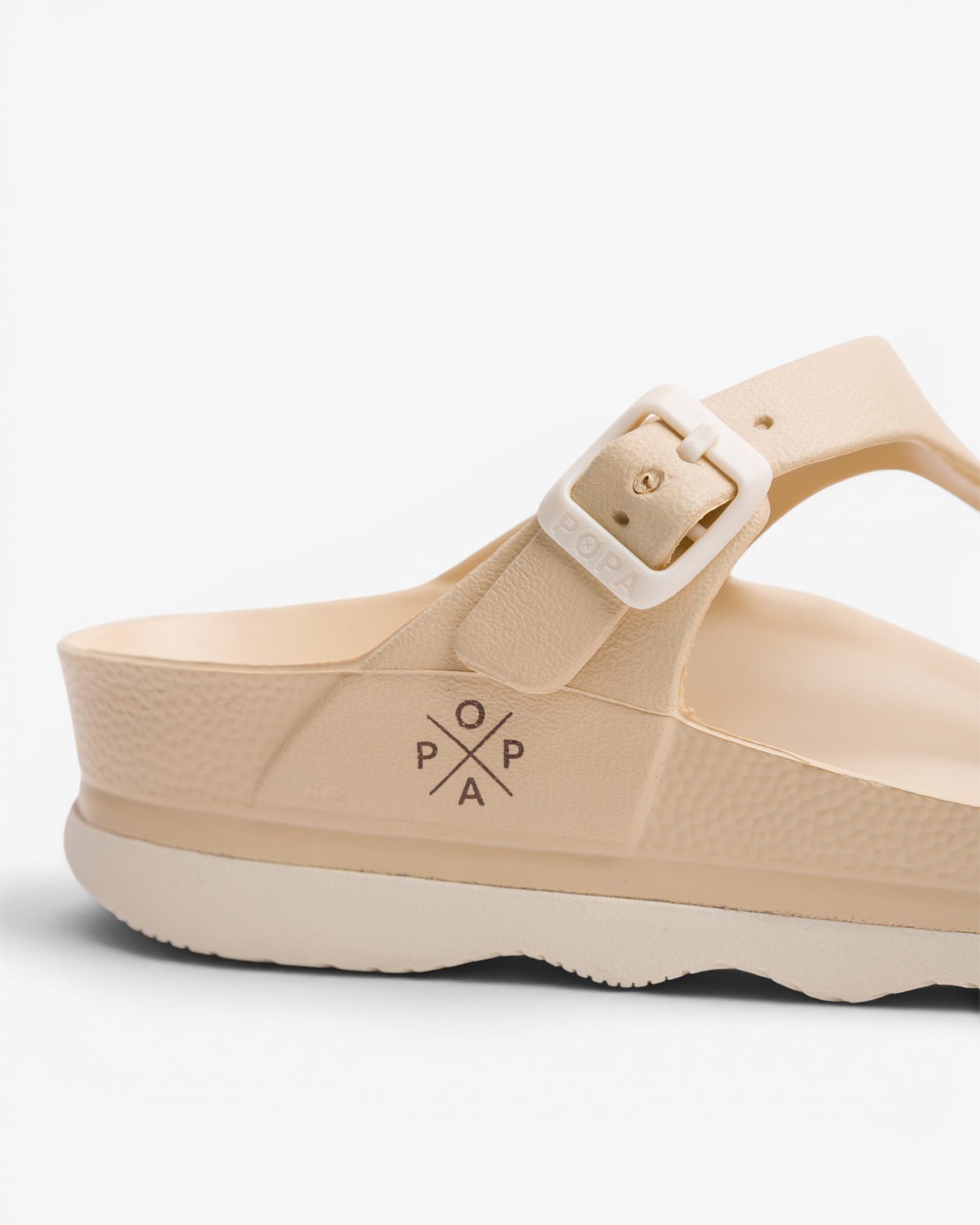 Claquettes d’eau pour femme Aqua Praia Beige