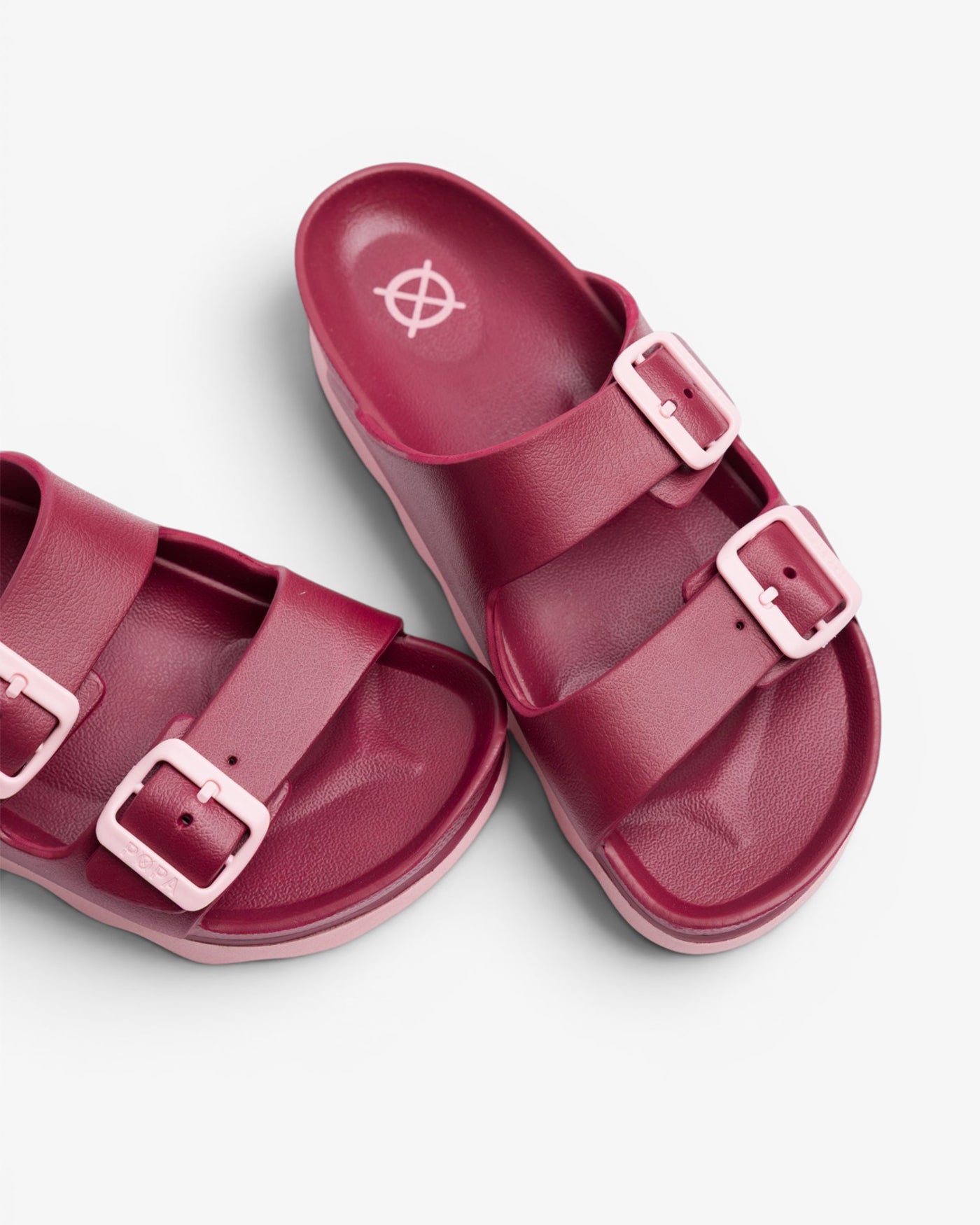 Claquettes d’eau femme Aqua Buye Bordeaux