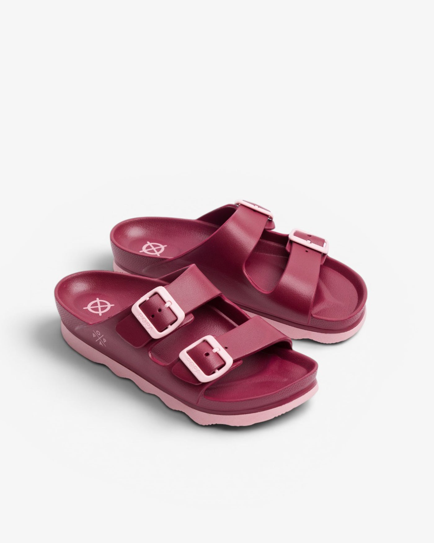 Claquettes d’eau femme Aqua Buye Bordeaux
