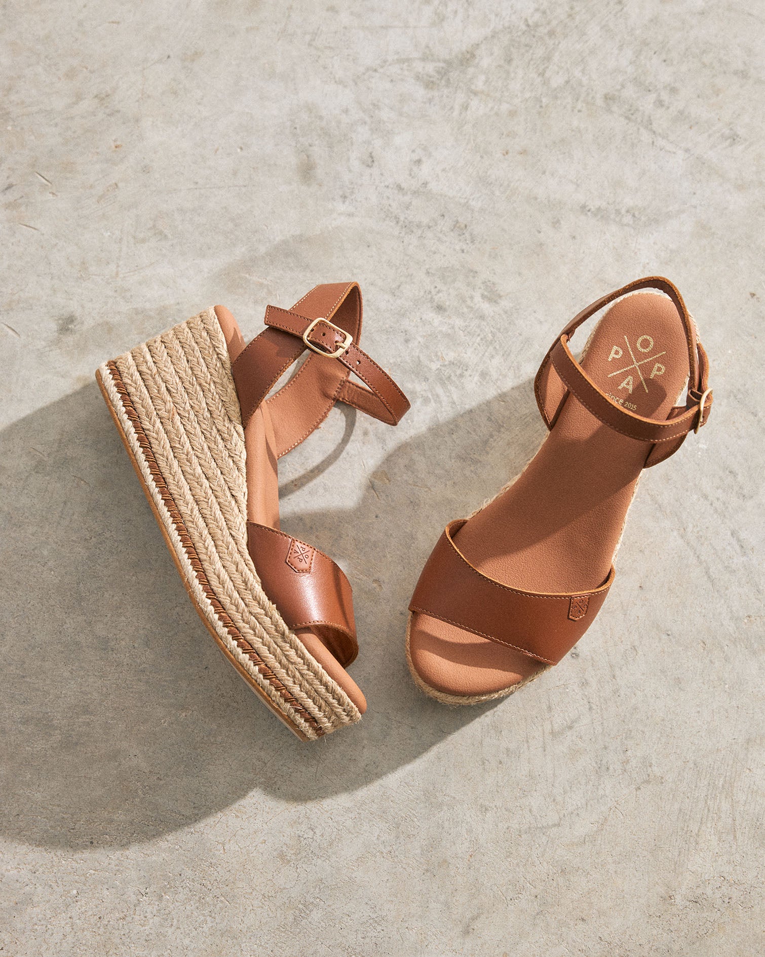 Cuña Arenal Piel Cuero