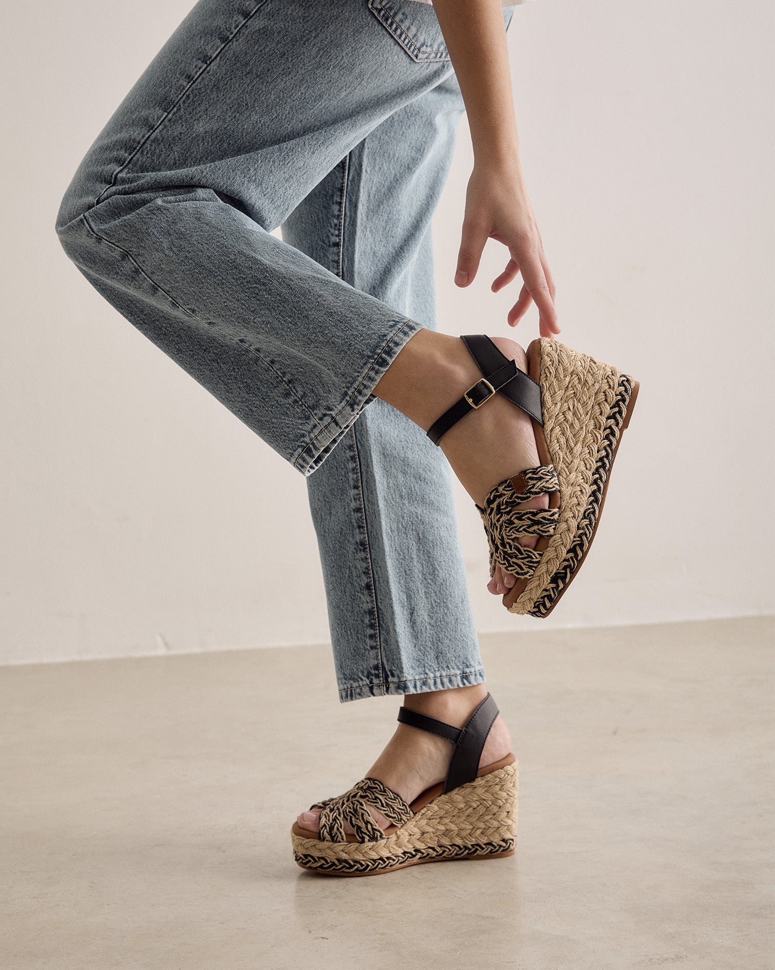 Cuña Avalo Yute Negro