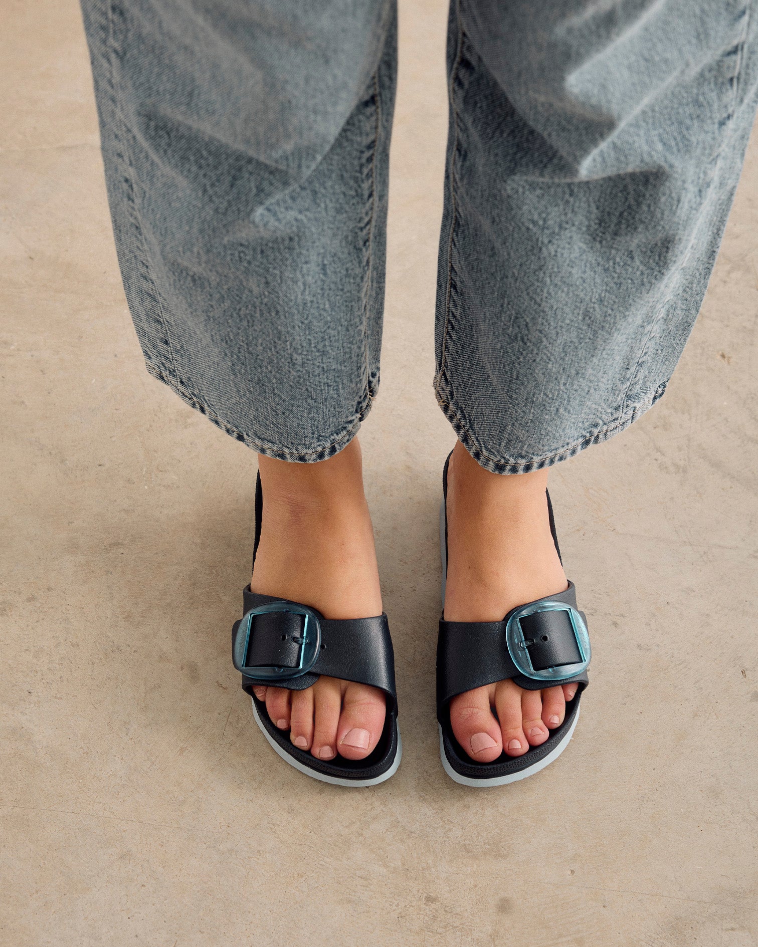 Claquettes d’eau femme Aqua Babaro Bleu