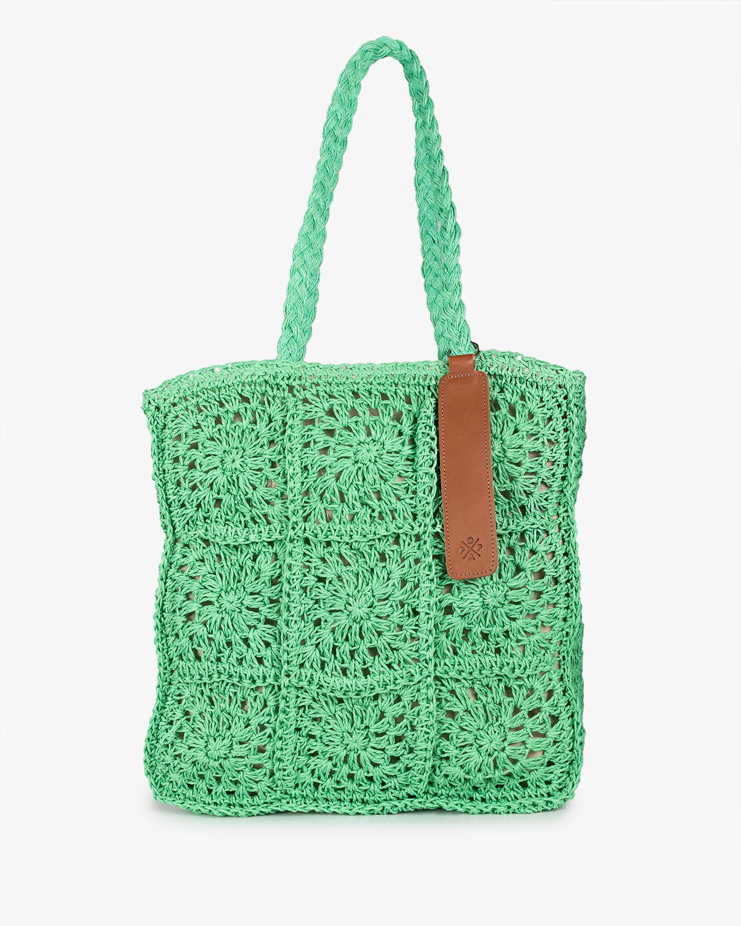 Bolso Amara Rafia Verde M