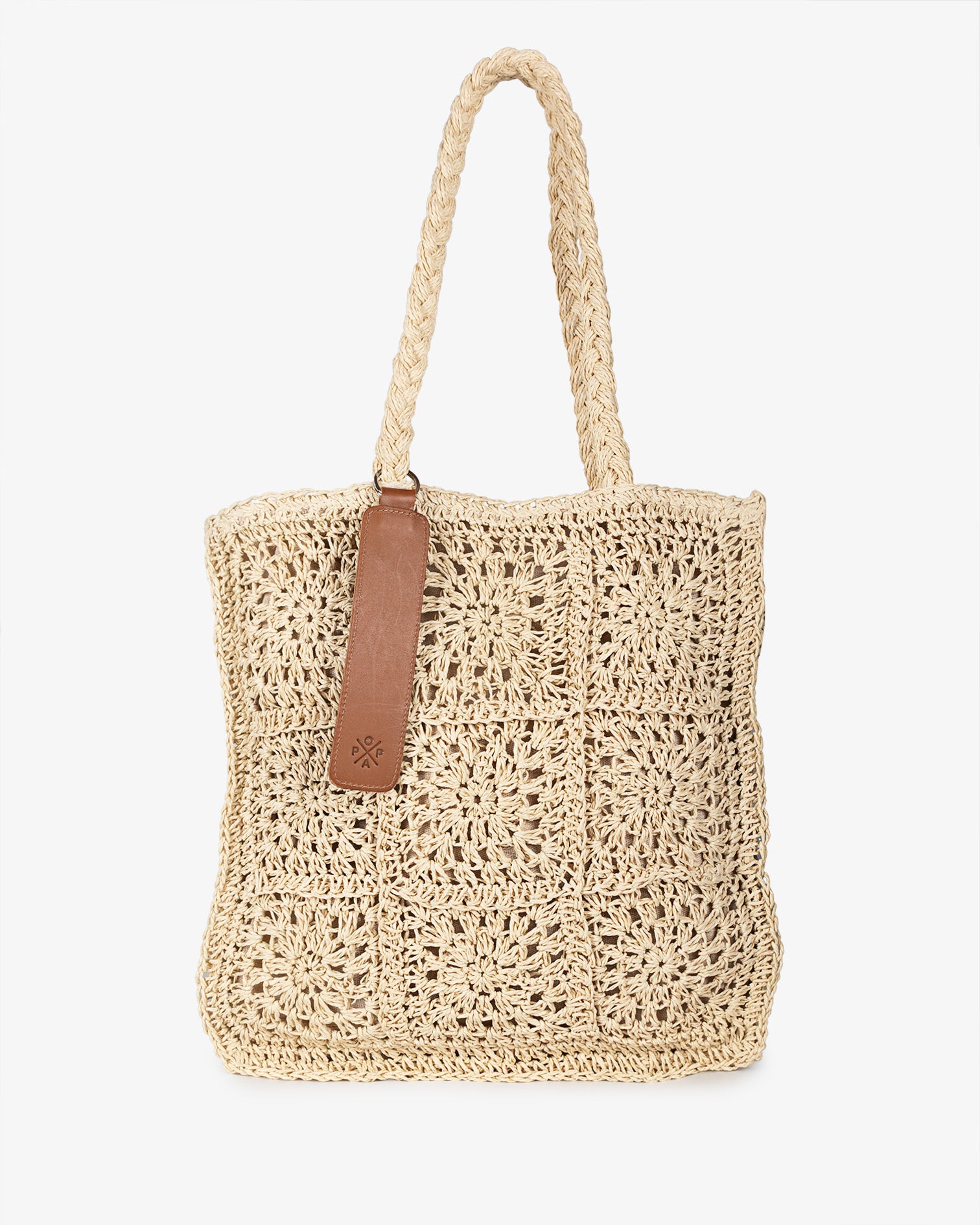 Bolso Amara Rafia Beige M