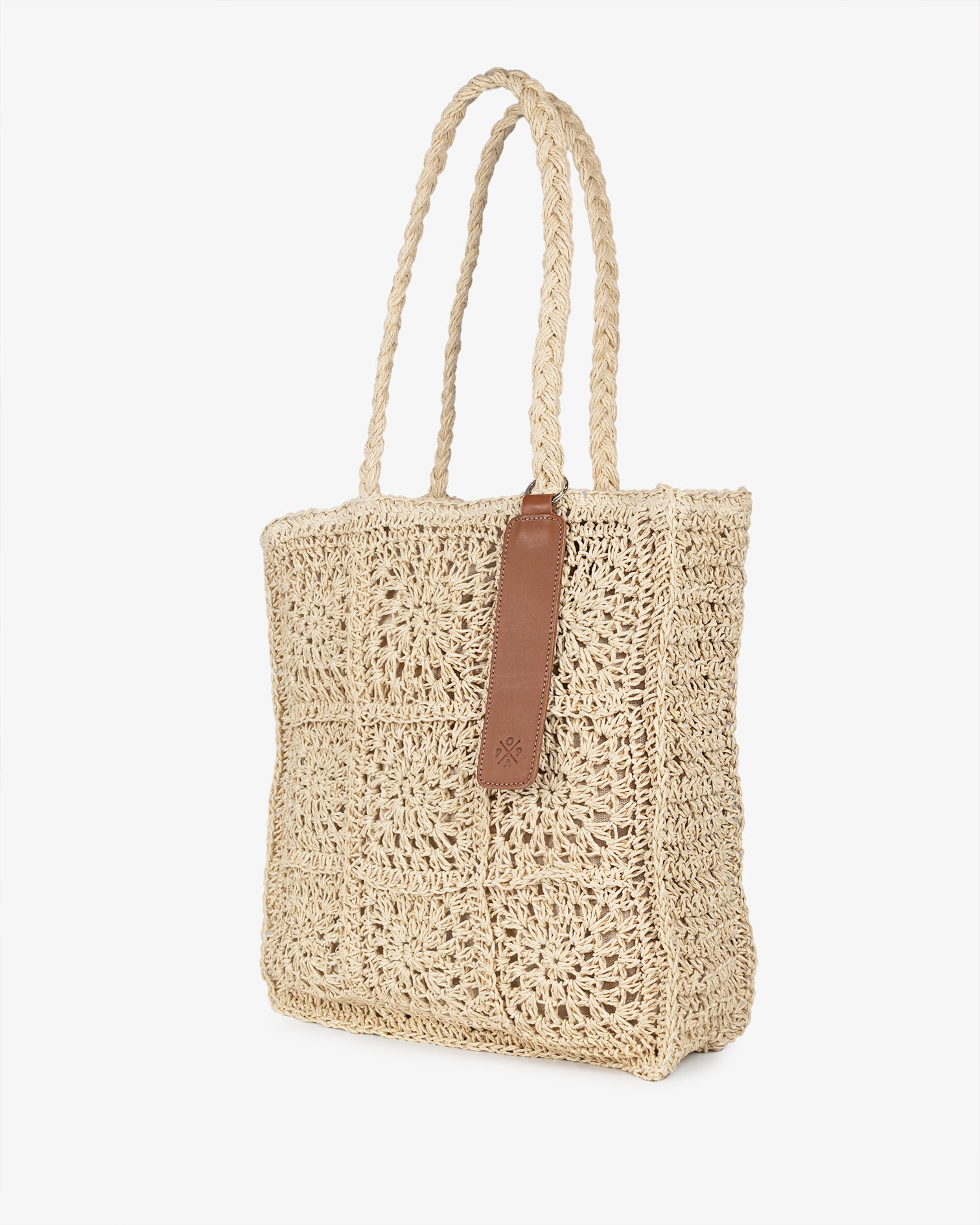 Bolso Amara Rafia Beige M