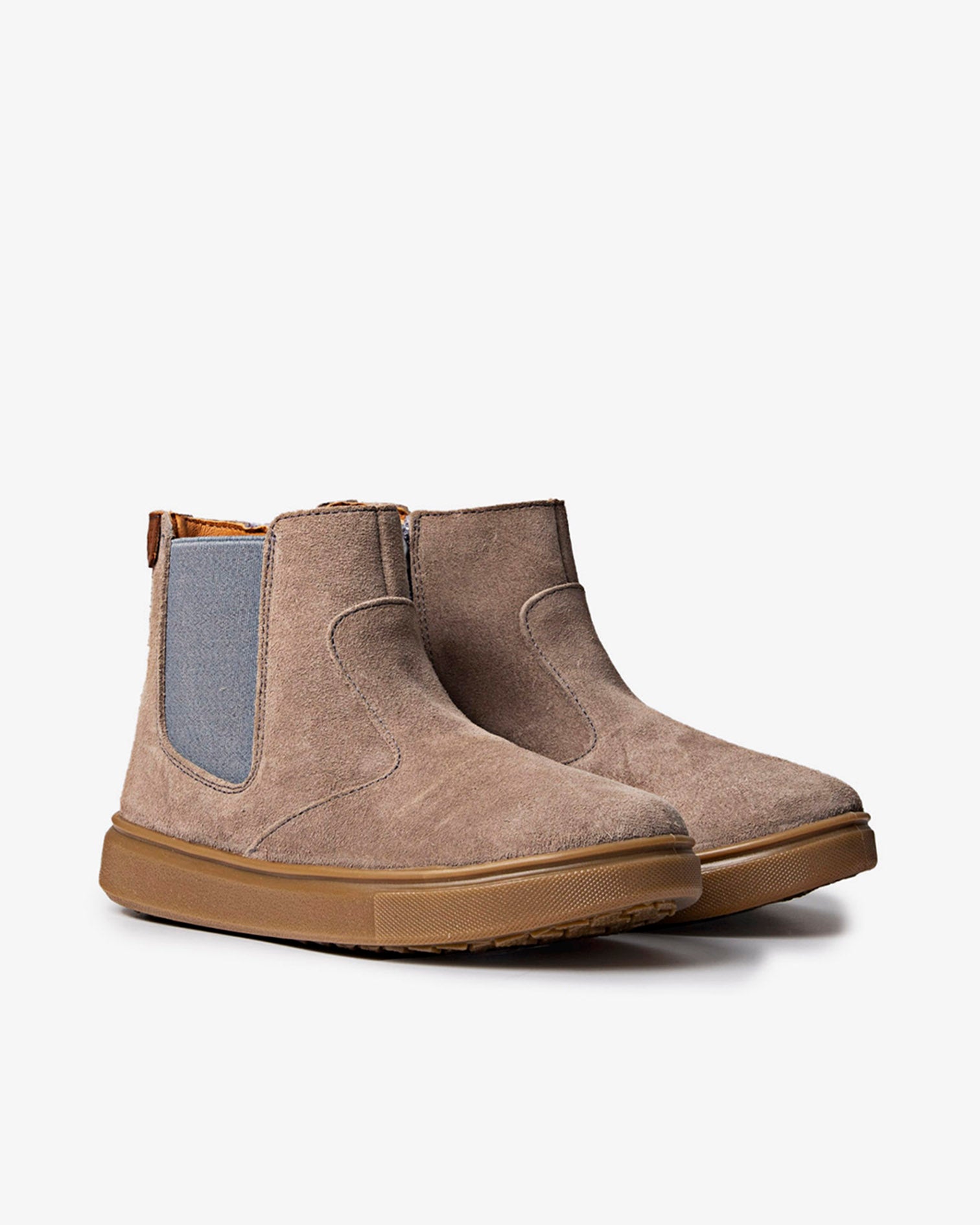 Bottines Mulan en daim gris pour enfants