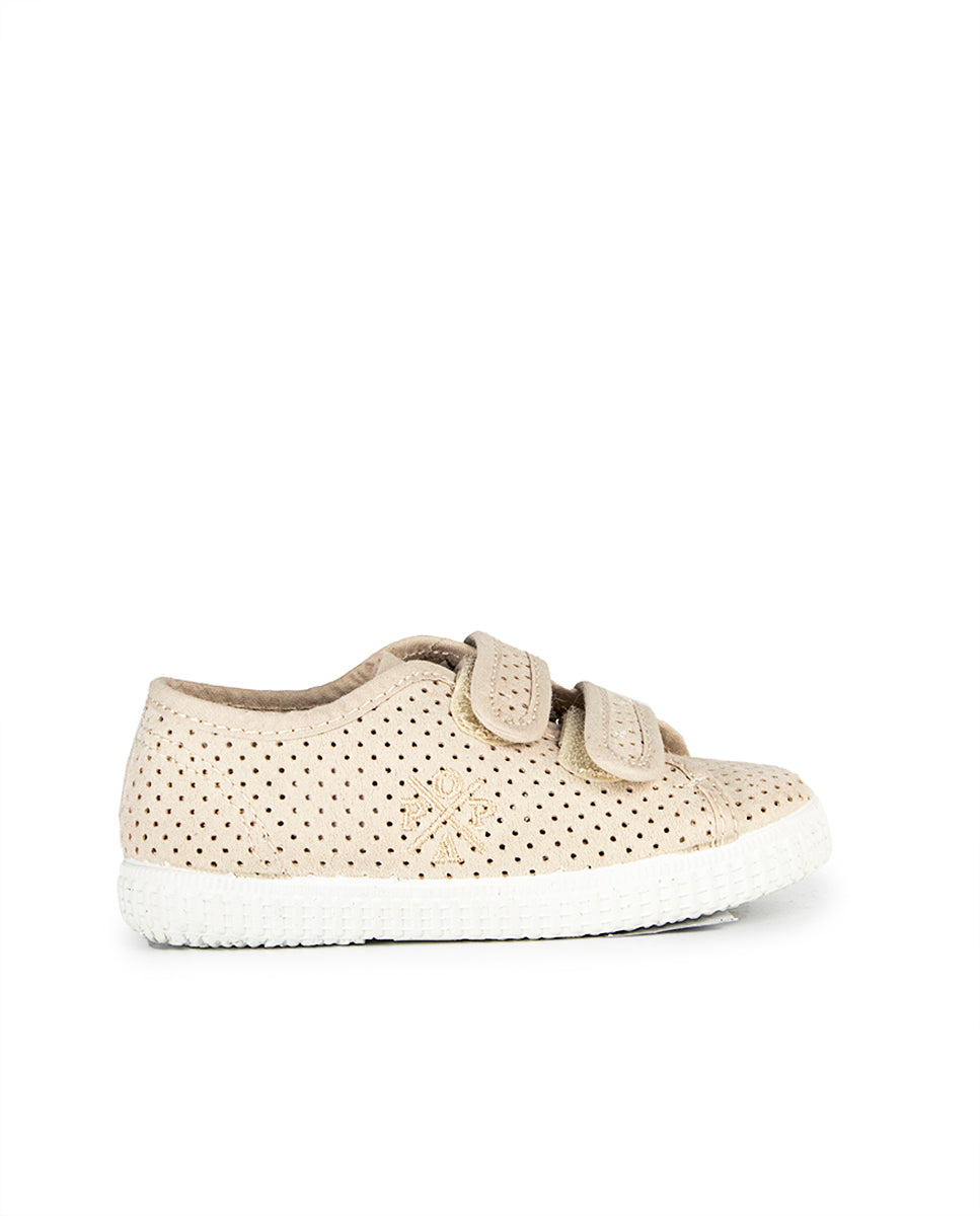 Sneaker Kids Bob Picado Beige