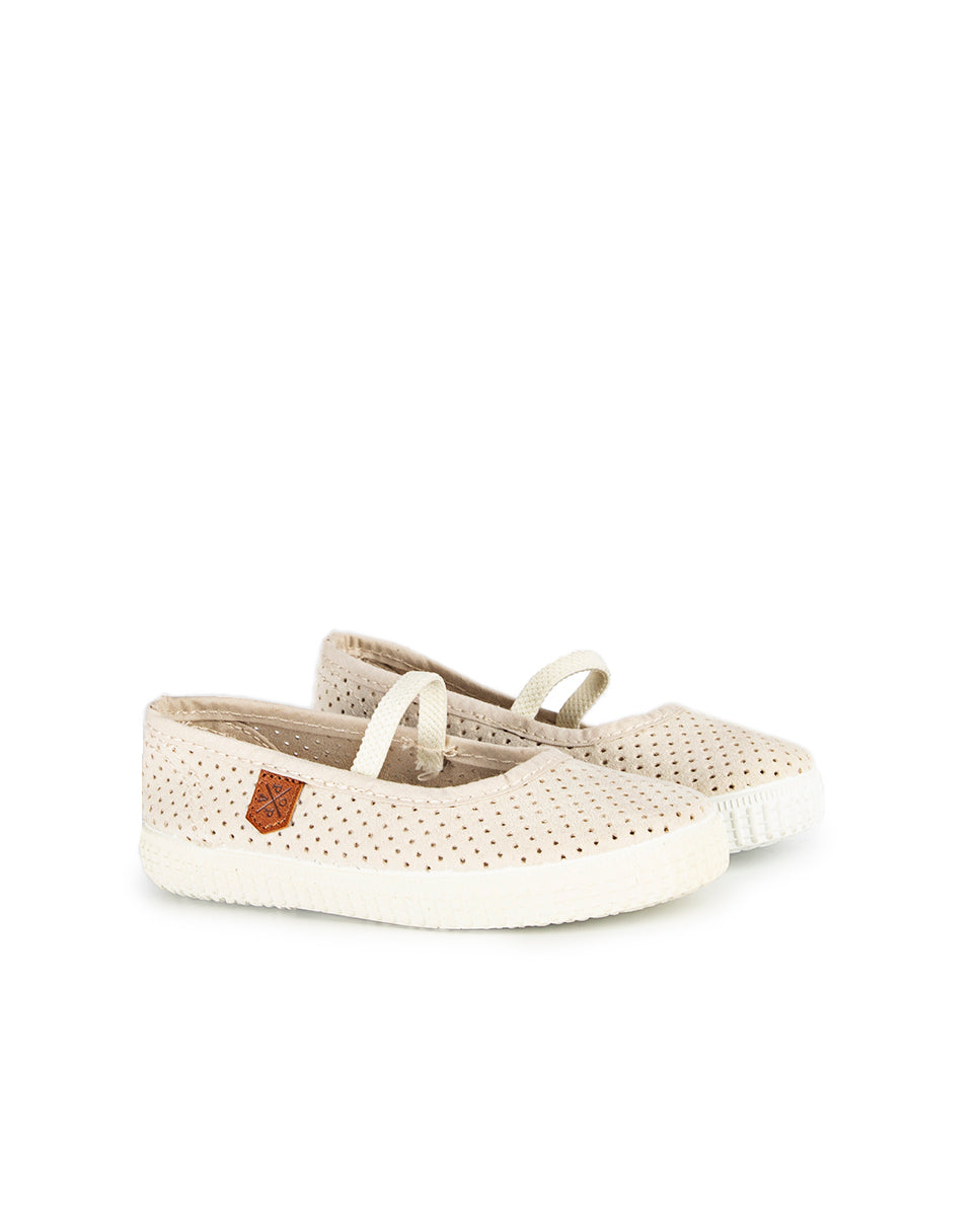 Sneaker Kids Snoopy Picado Beig