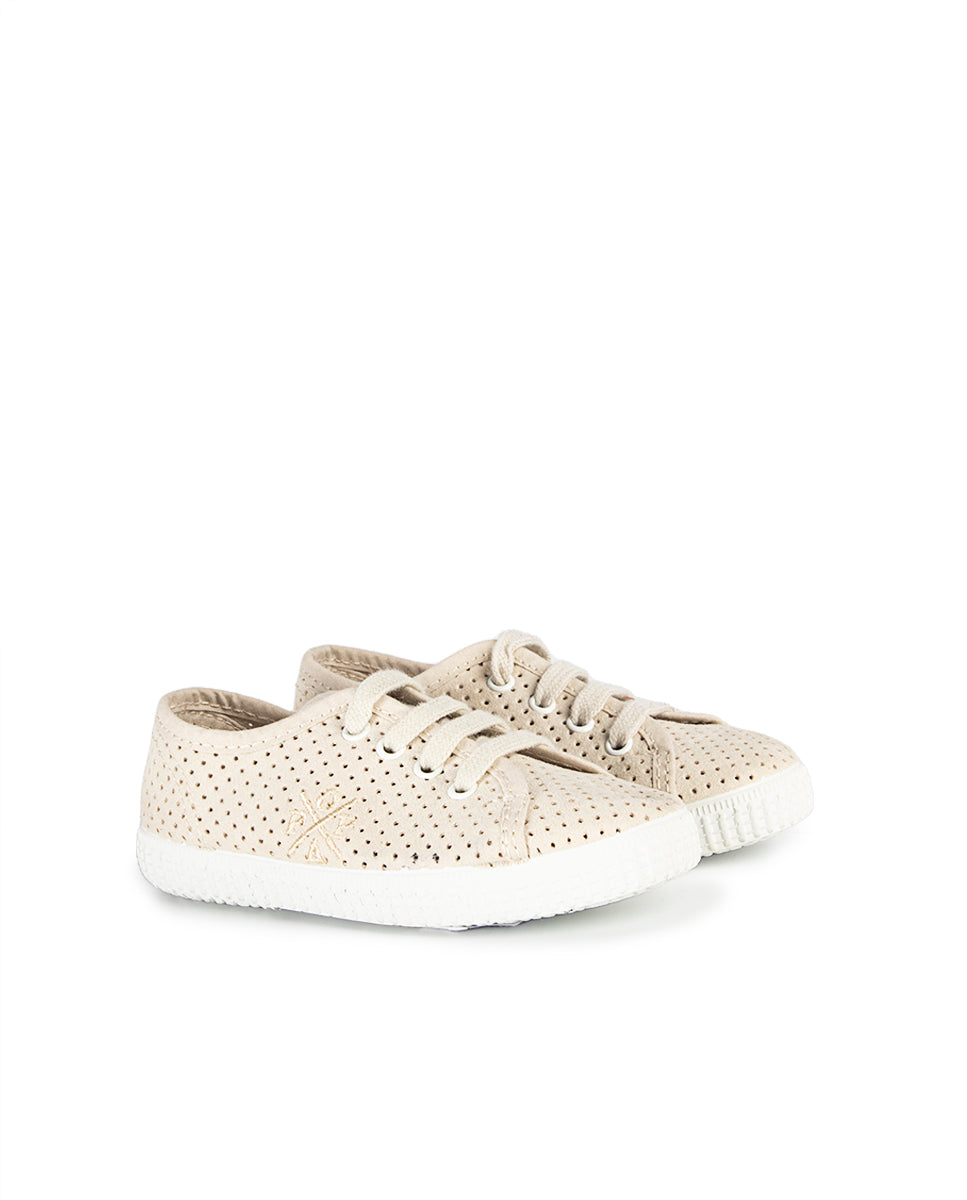Sneaker Kids Sonic Picado Beig