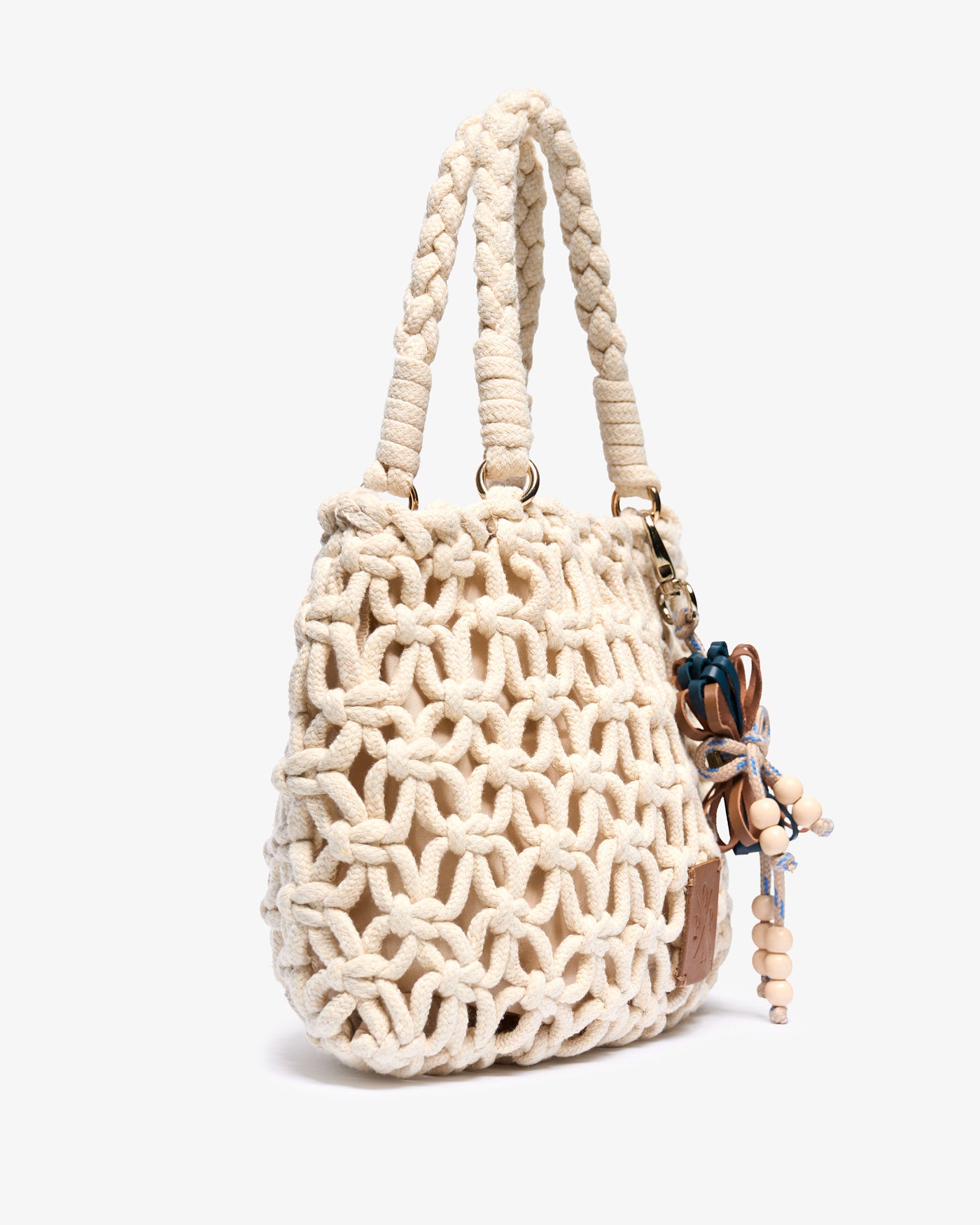 Bolso Escape Crochet Beige