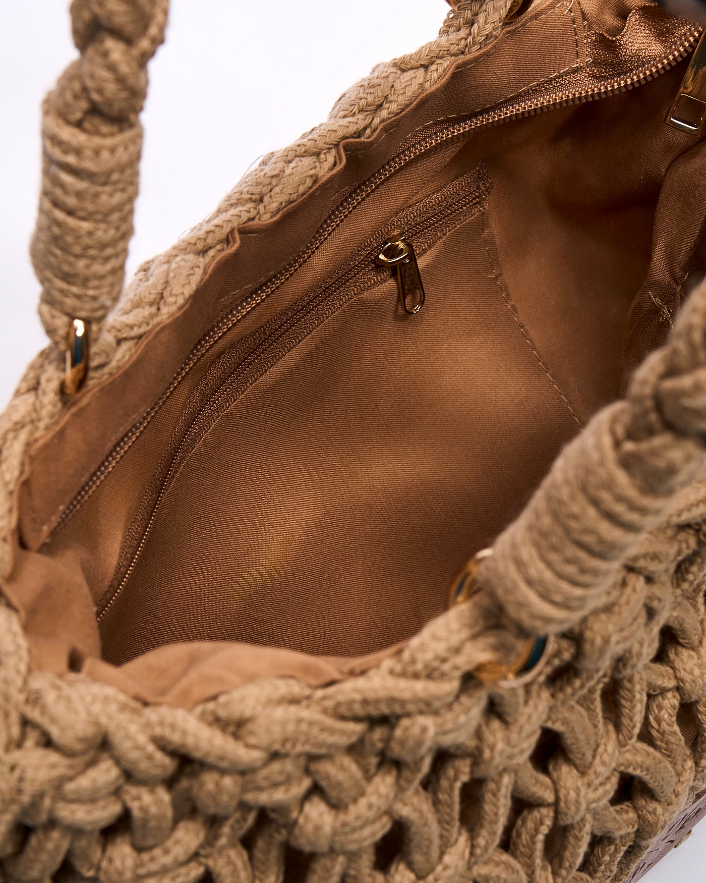 Bolso Escape Crochet Natural