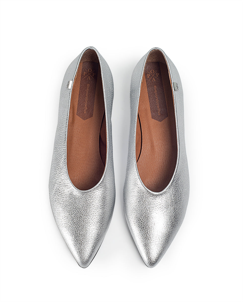 Bailarina Anabel Laminado Plata