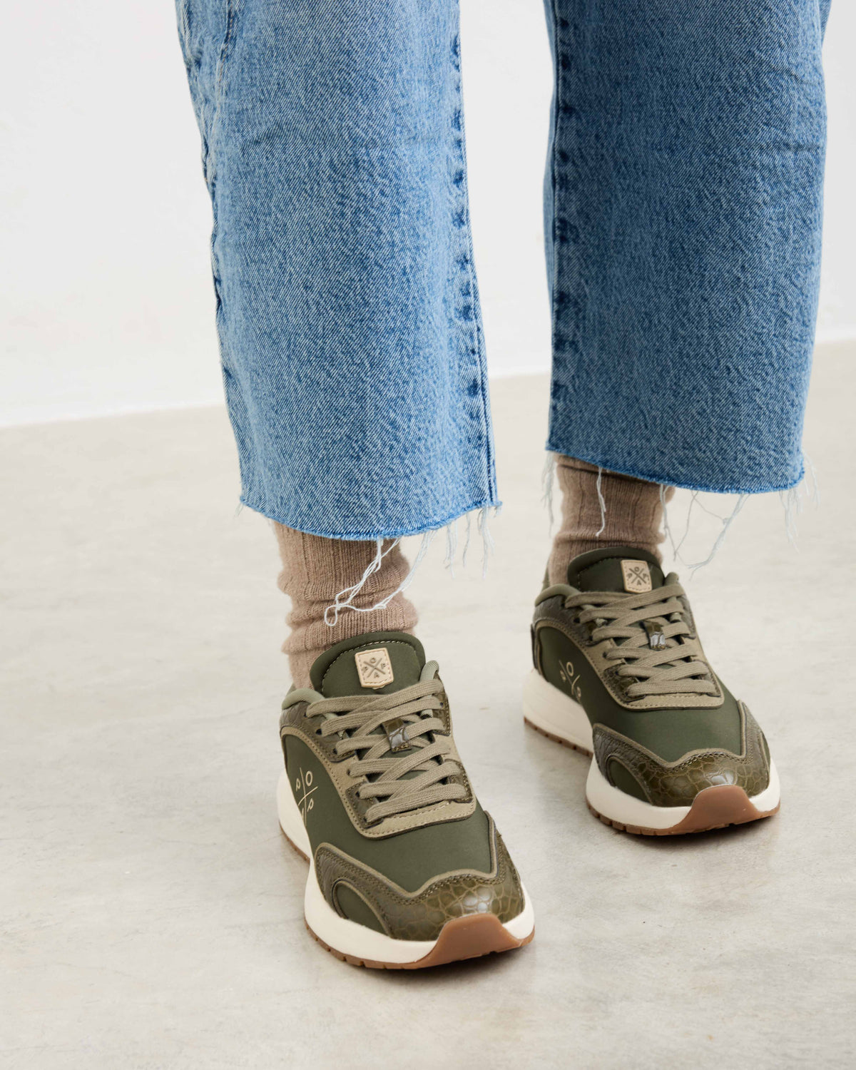 Zapatilla Kaki de Mujer Blake