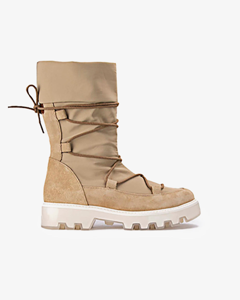 Beige Serraje Masella Boot
