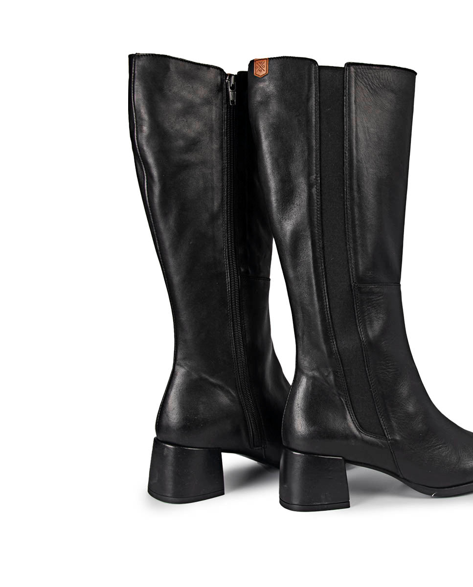 Bota Ayse Piel Negro