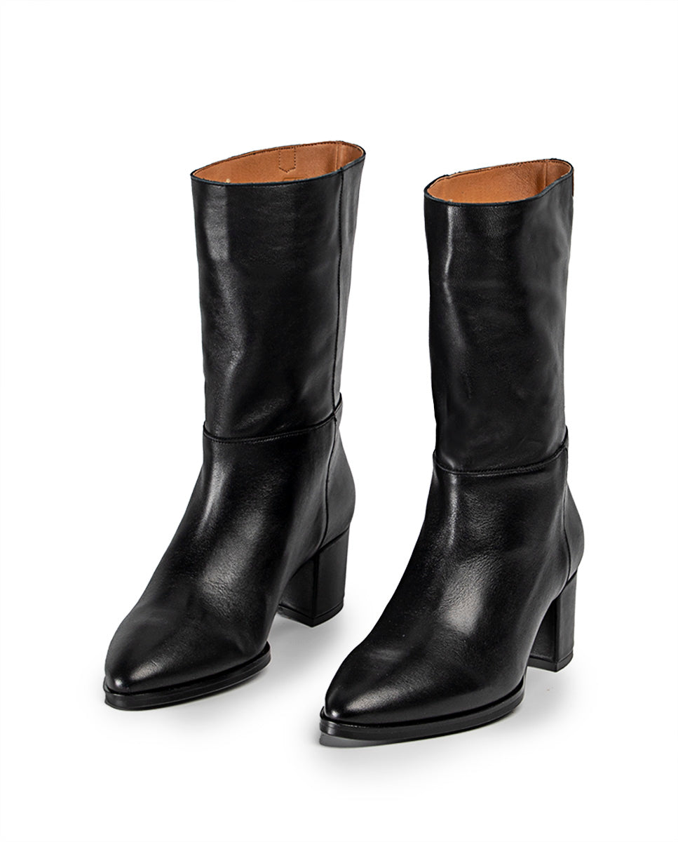 Bota Thais Piel Negro