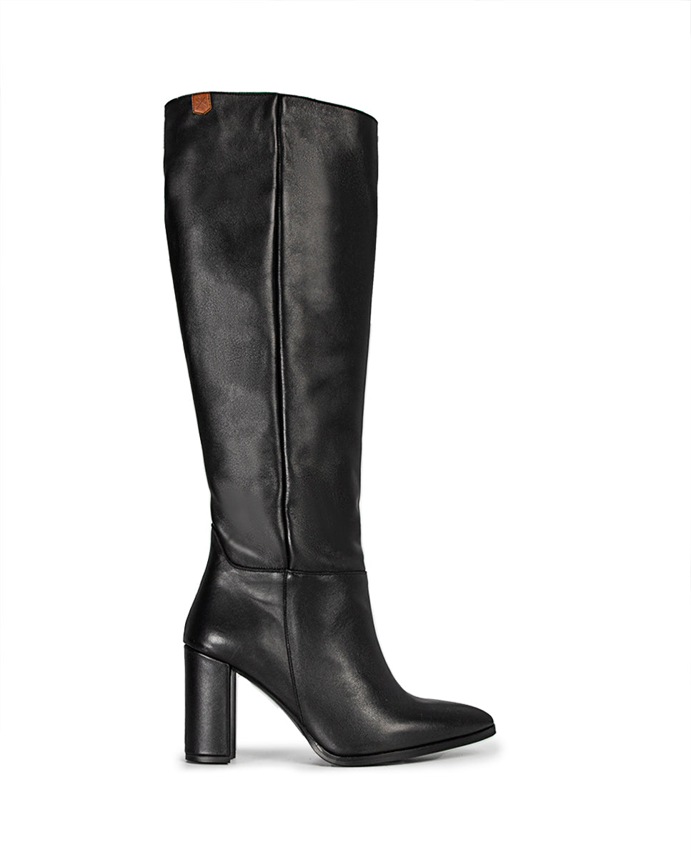 Bota Julieta Piel Negro