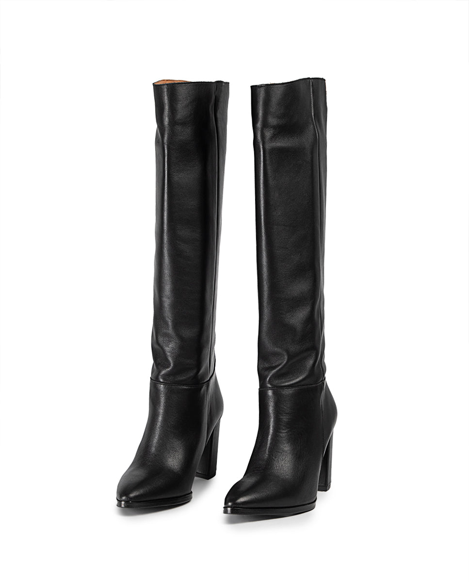 Bota Julieta Piel Negro