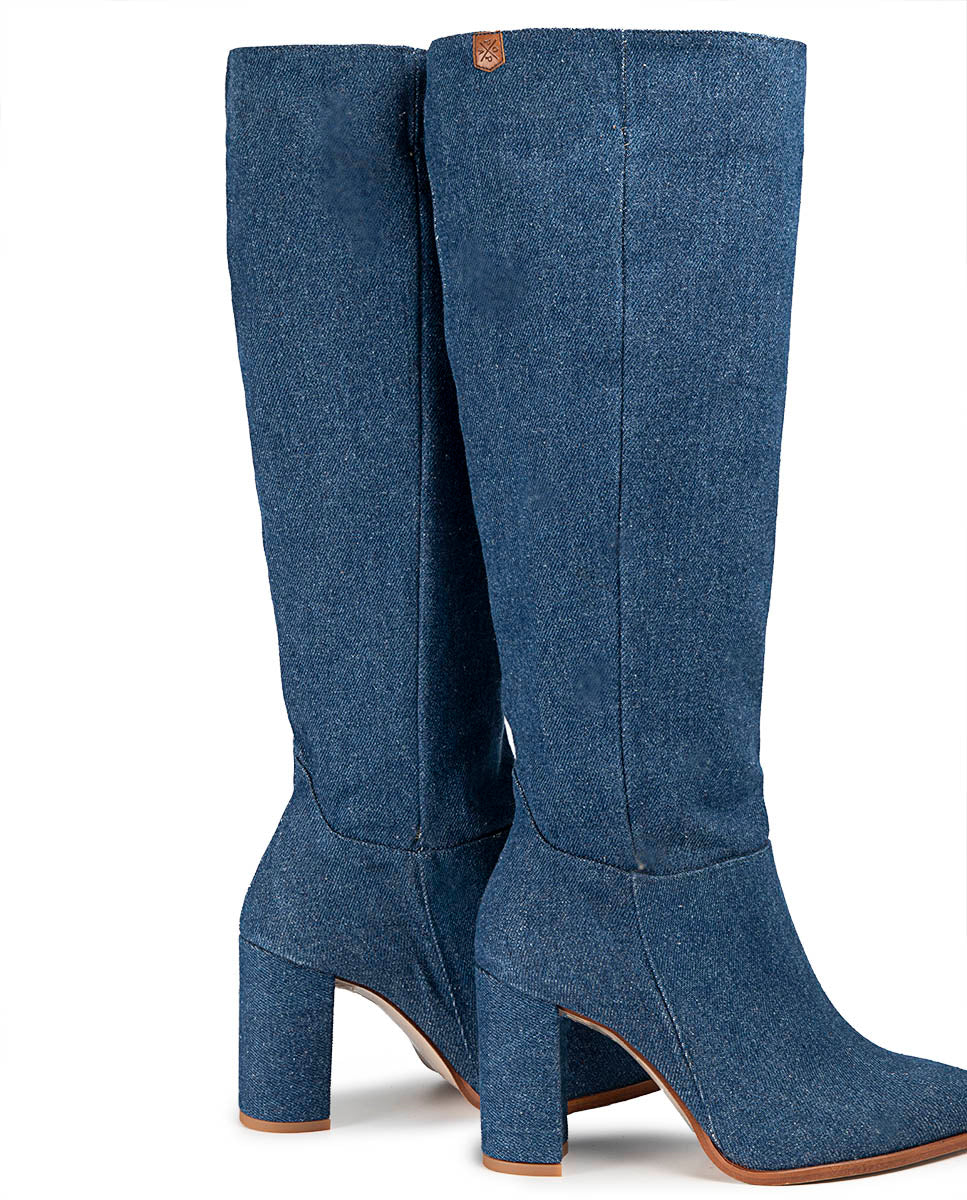 Bota Julieta Jeans Azul