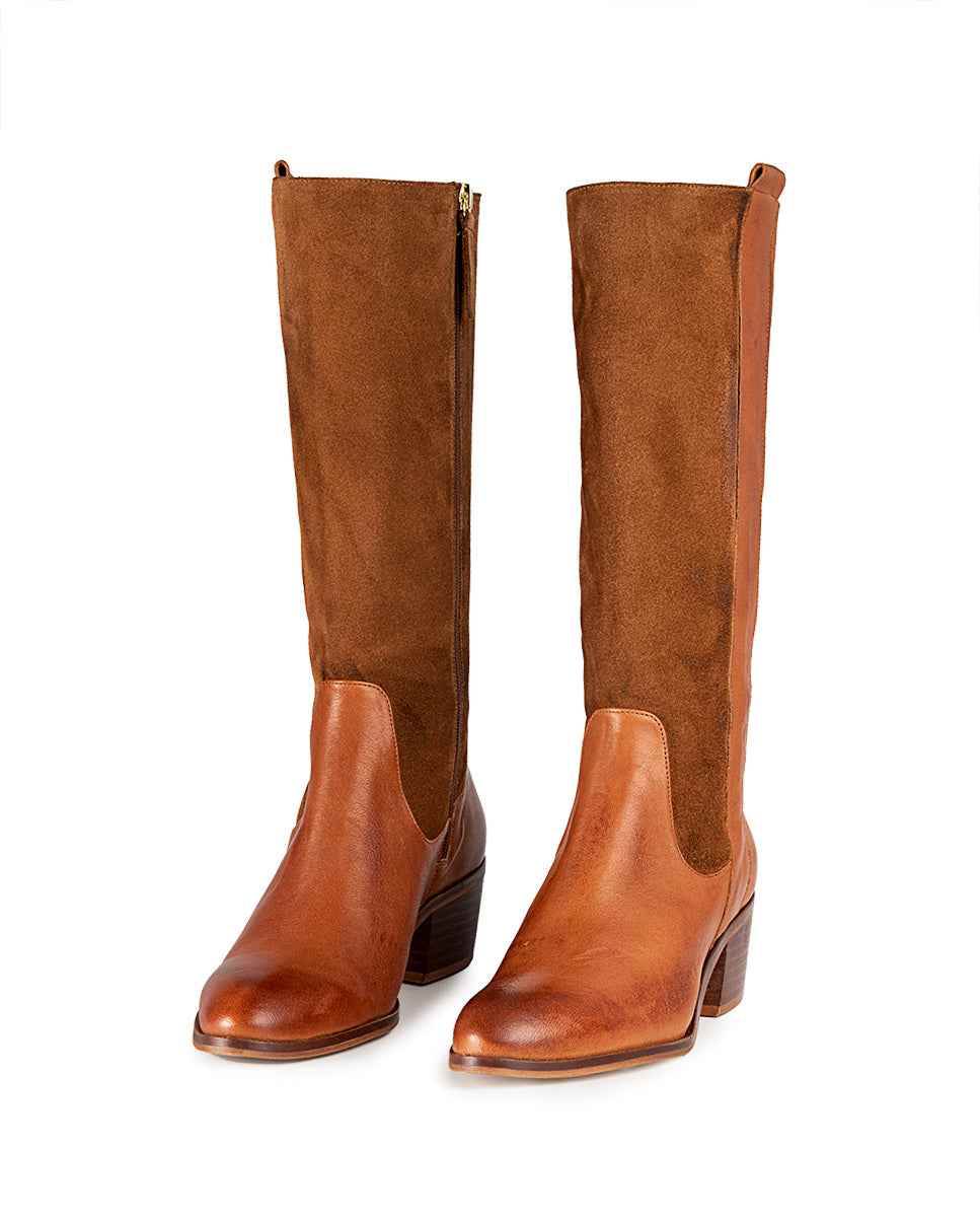 Bota Florence Piel Cuero