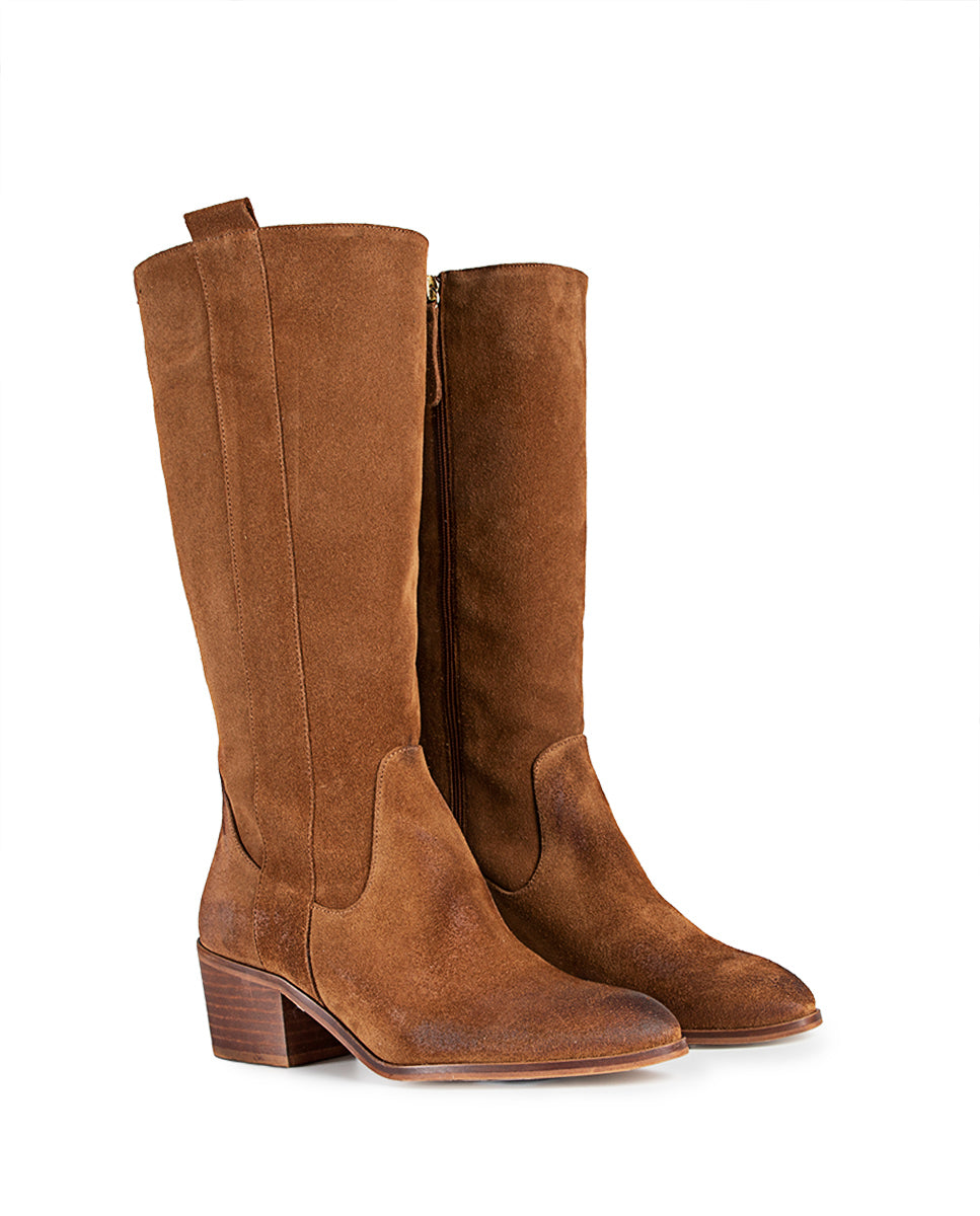 Bota Florence Serraje Muscade