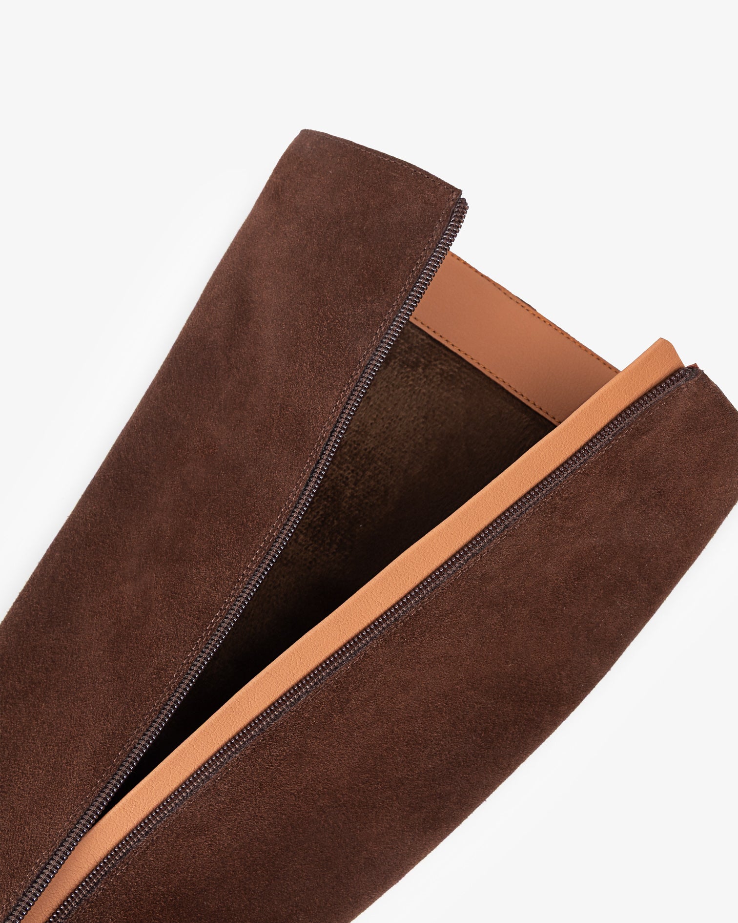 Bota Alta de Serraje Marrón Sinnara