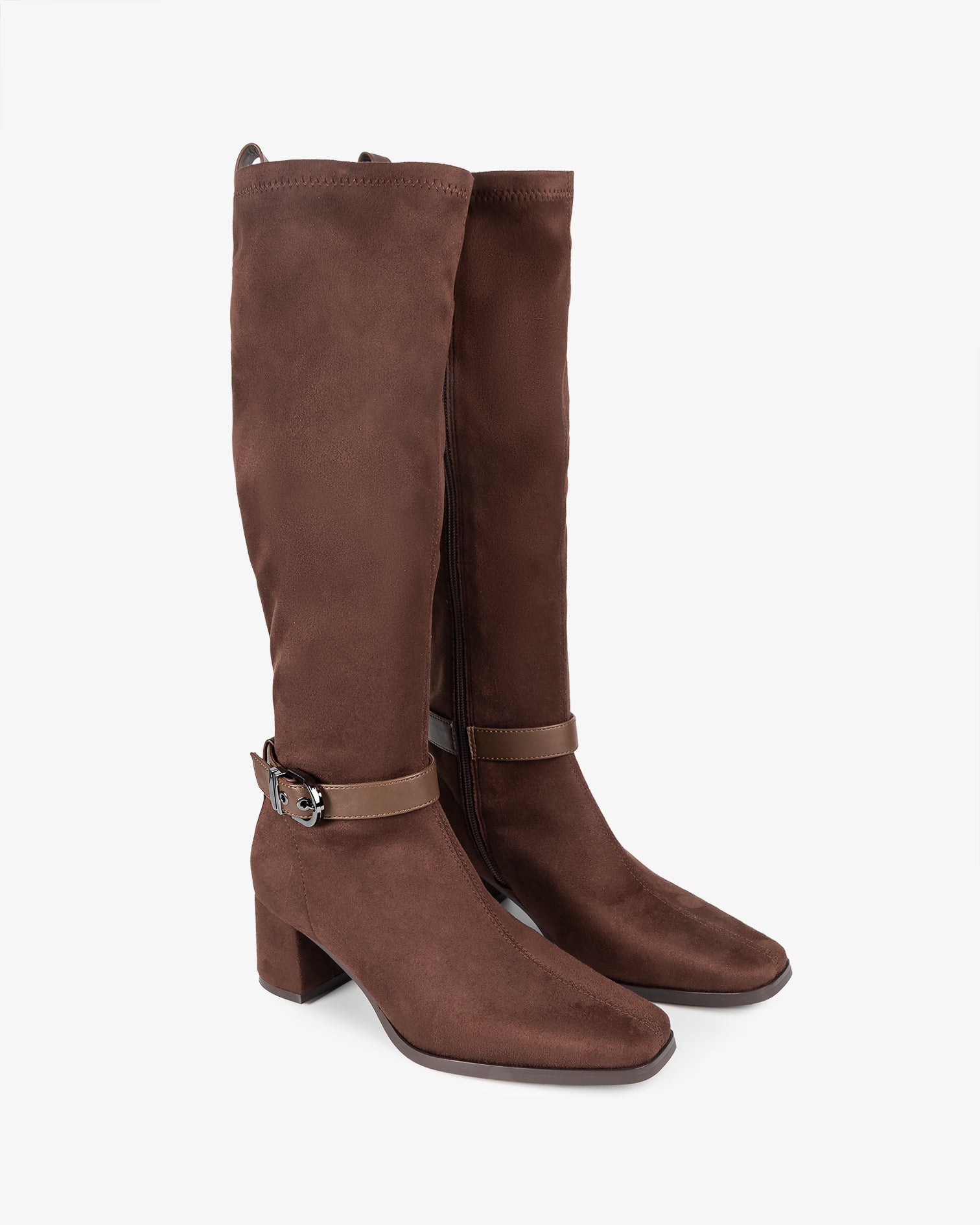 Bota Alta de Antelina Marrón Flare