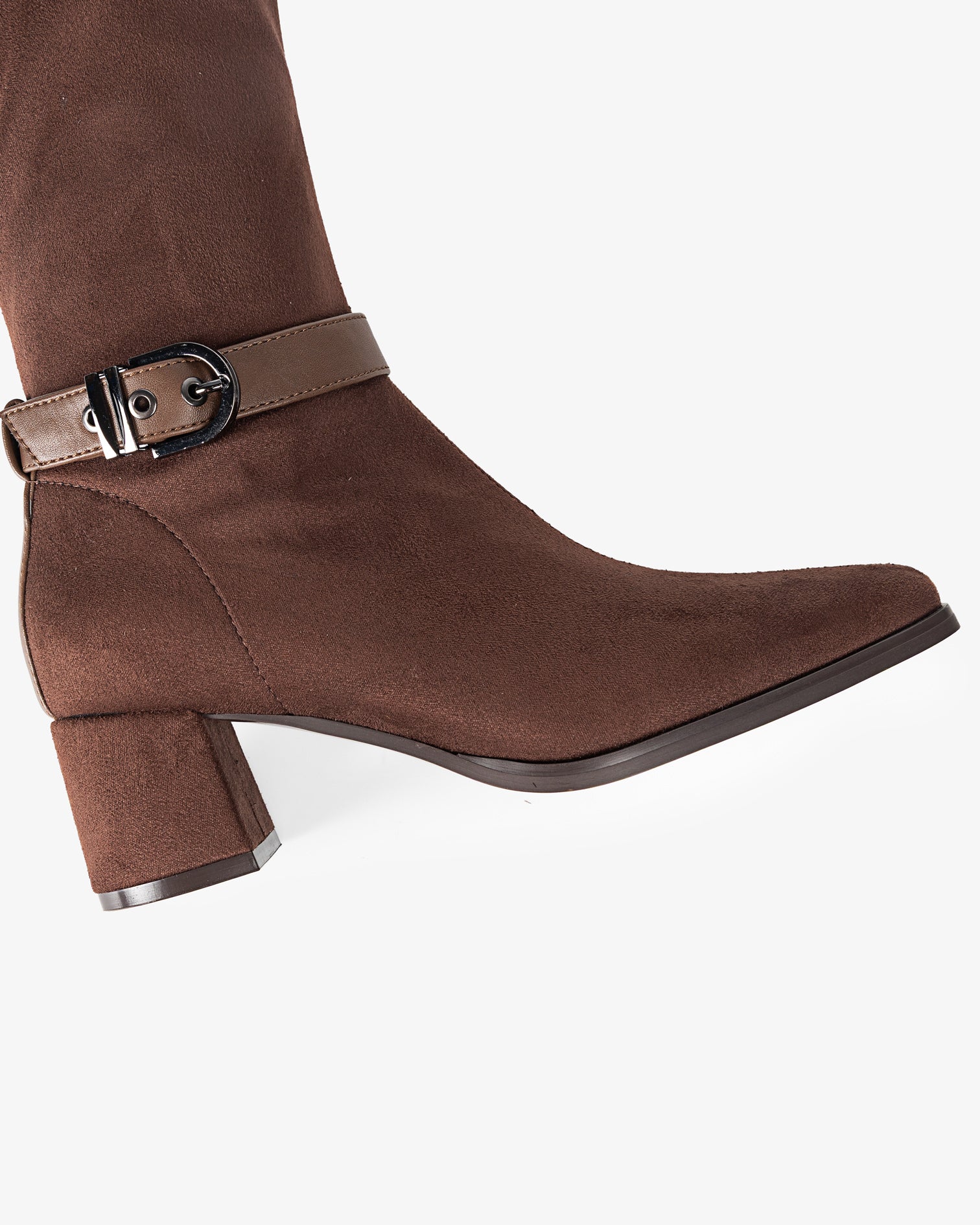 Bota Alta de Antelina Marrón Flare