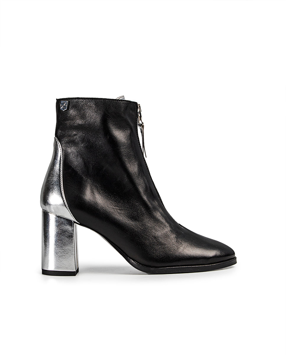 Botín Cleopatra Laminado Negro