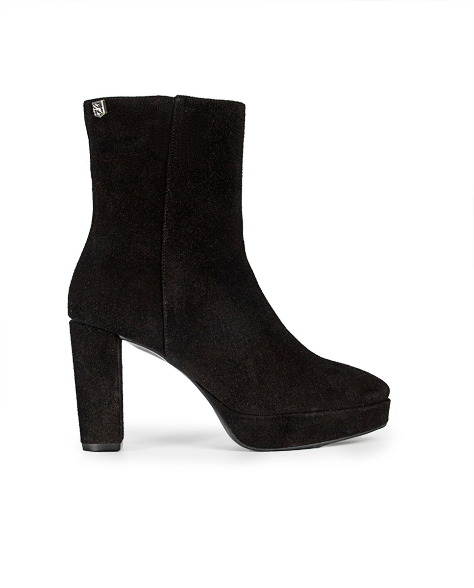 Botin Venus Serraje Negro