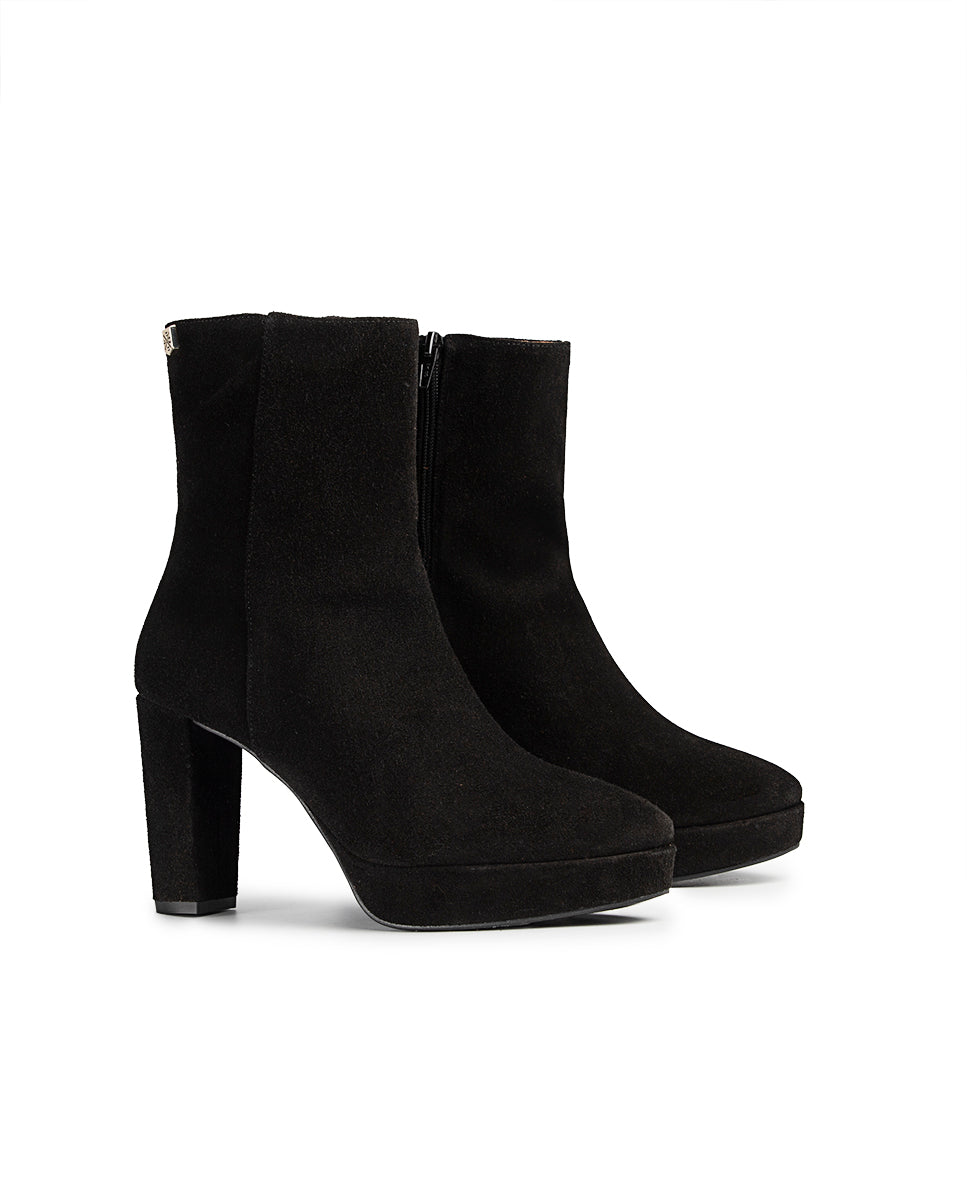 Botin Venus Serraje Negro