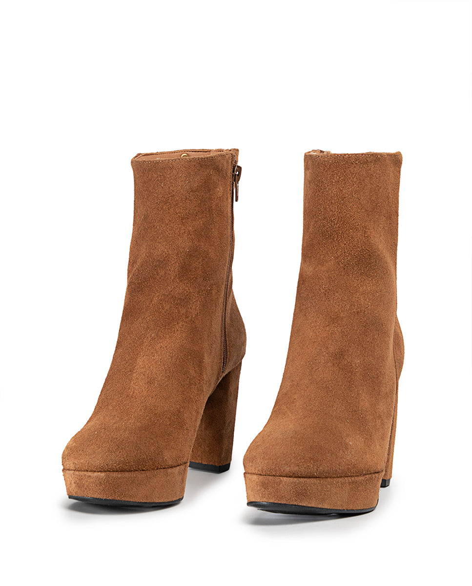 Botin Venus Serraje Muscade