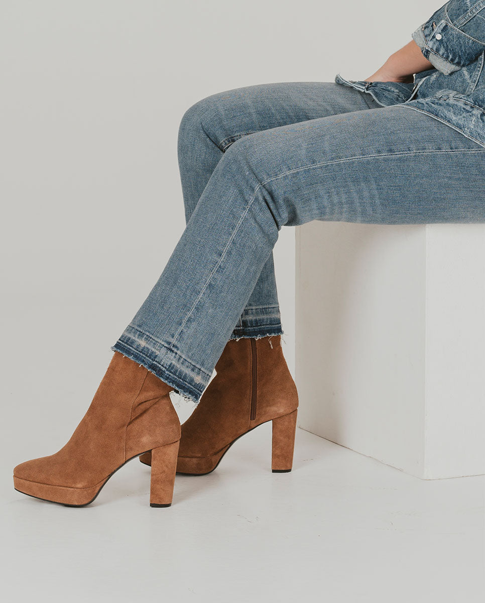 Botin Venus Serraje Muscade