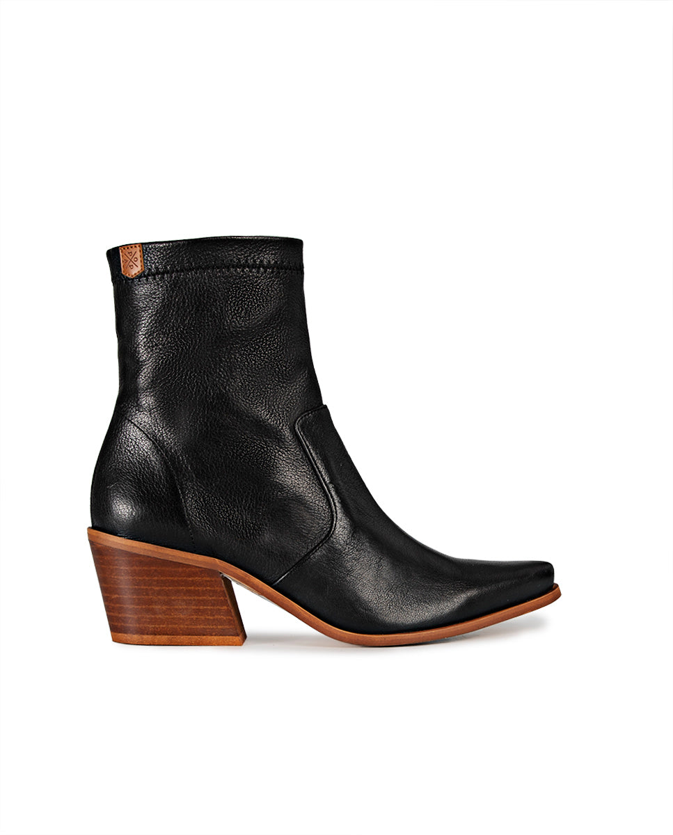 Botin Olivia Rock Negro