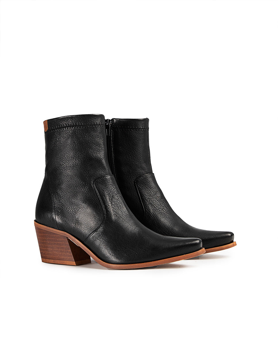 Botin Olivia Rock Negro