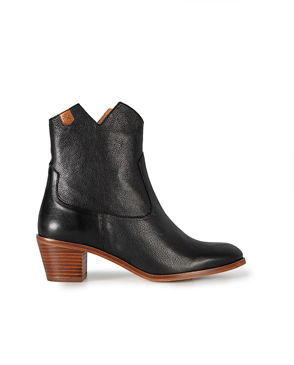 Botín Milan Piel Negro