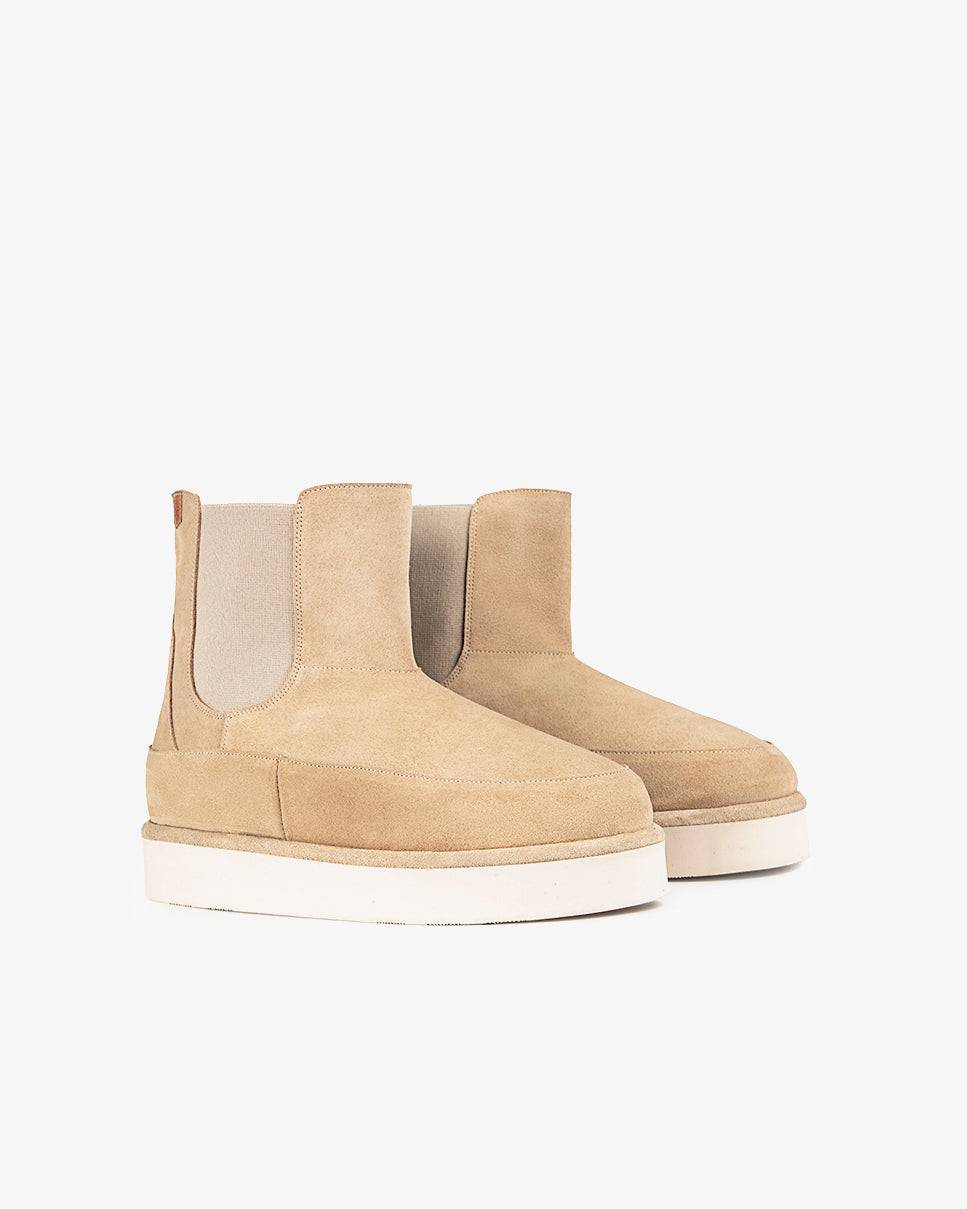 Saler Botins de camurça e areia