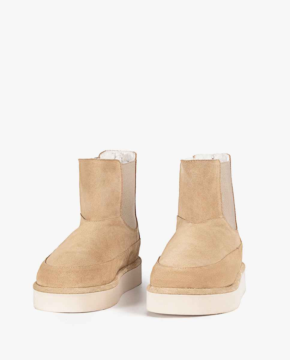 Saler Botins de camurça e areia