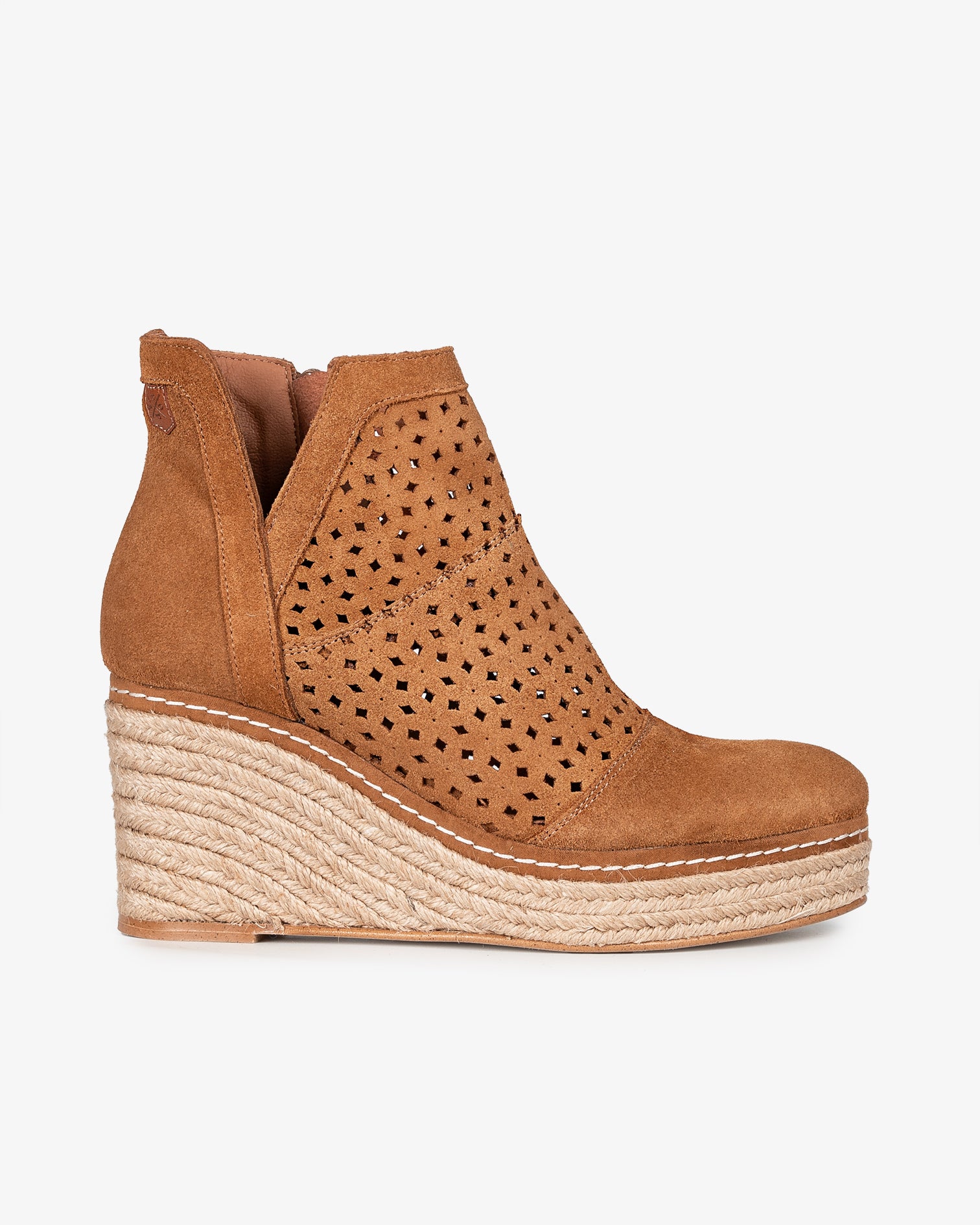 Ira Boot with Perforated Suede Leather