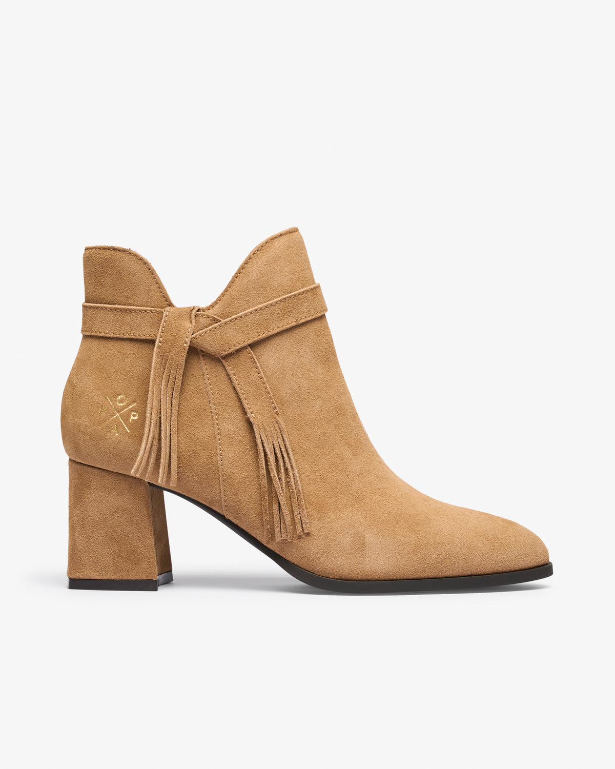 Botín Beige de Mujer Cayafate Flecos 36