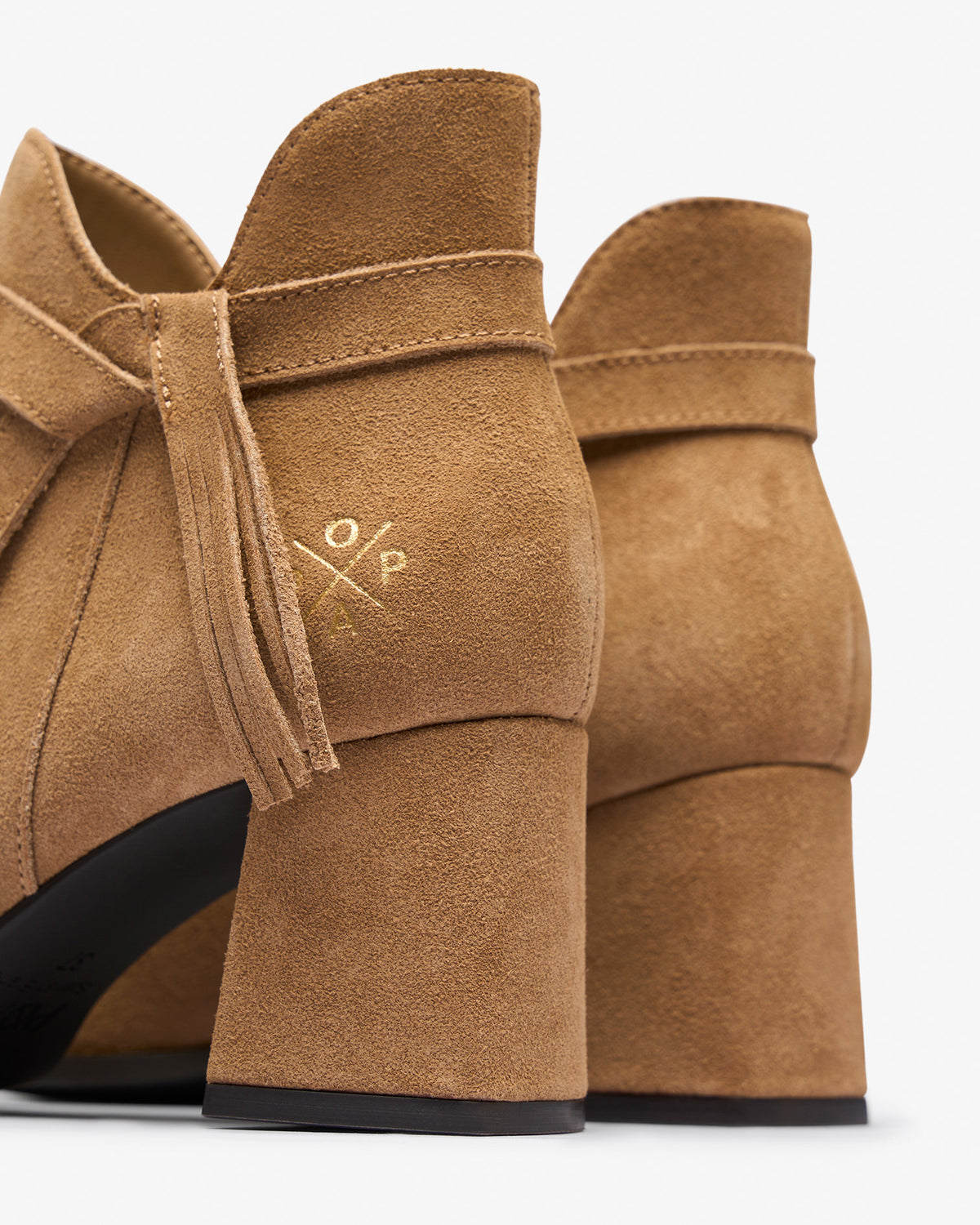 Botín Beige de Mujer Cayafate Flecos 36