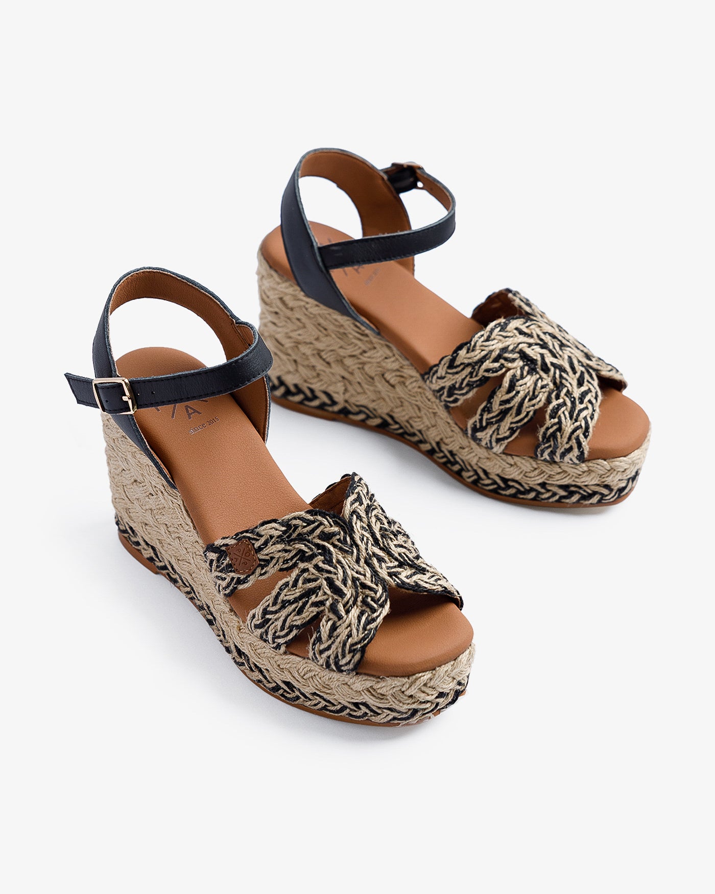 Compensée Avalo Jute Noir 35