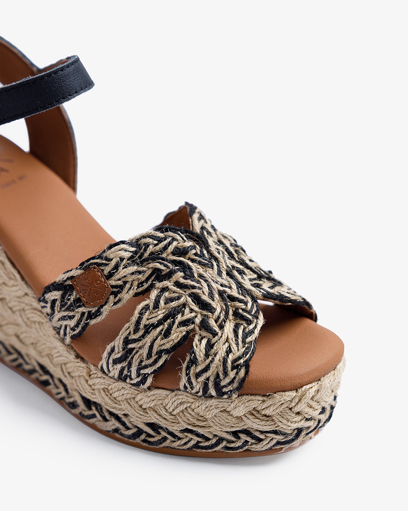 Compensée Avalo Jute Noir 35