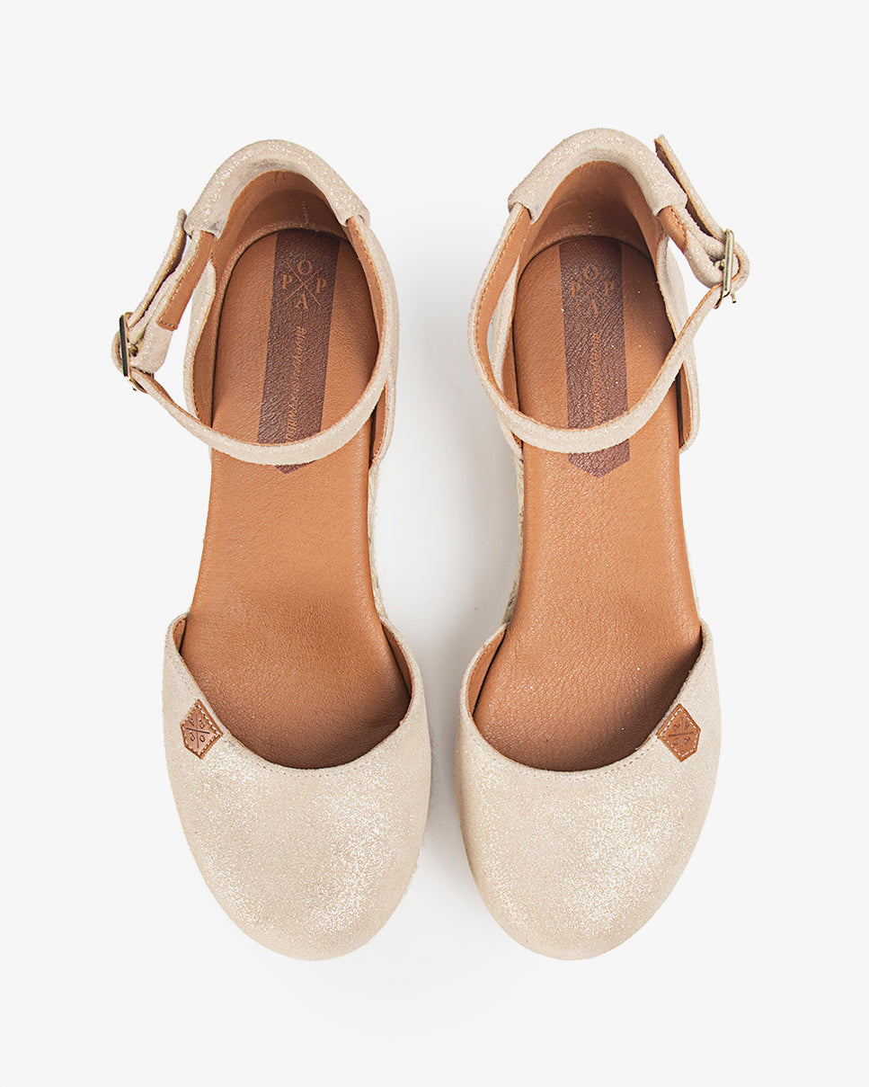 Cantalar Boreal Juta Cunha Baixa com Fivela