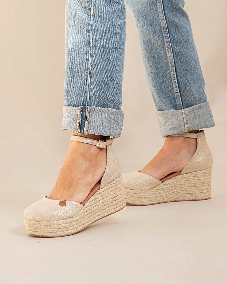 Cantalar Boreal Juta Cunha Baixa com Fivela