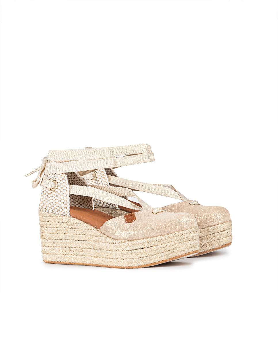 Low Tied Wedge Jute Muri Boreal Platinum