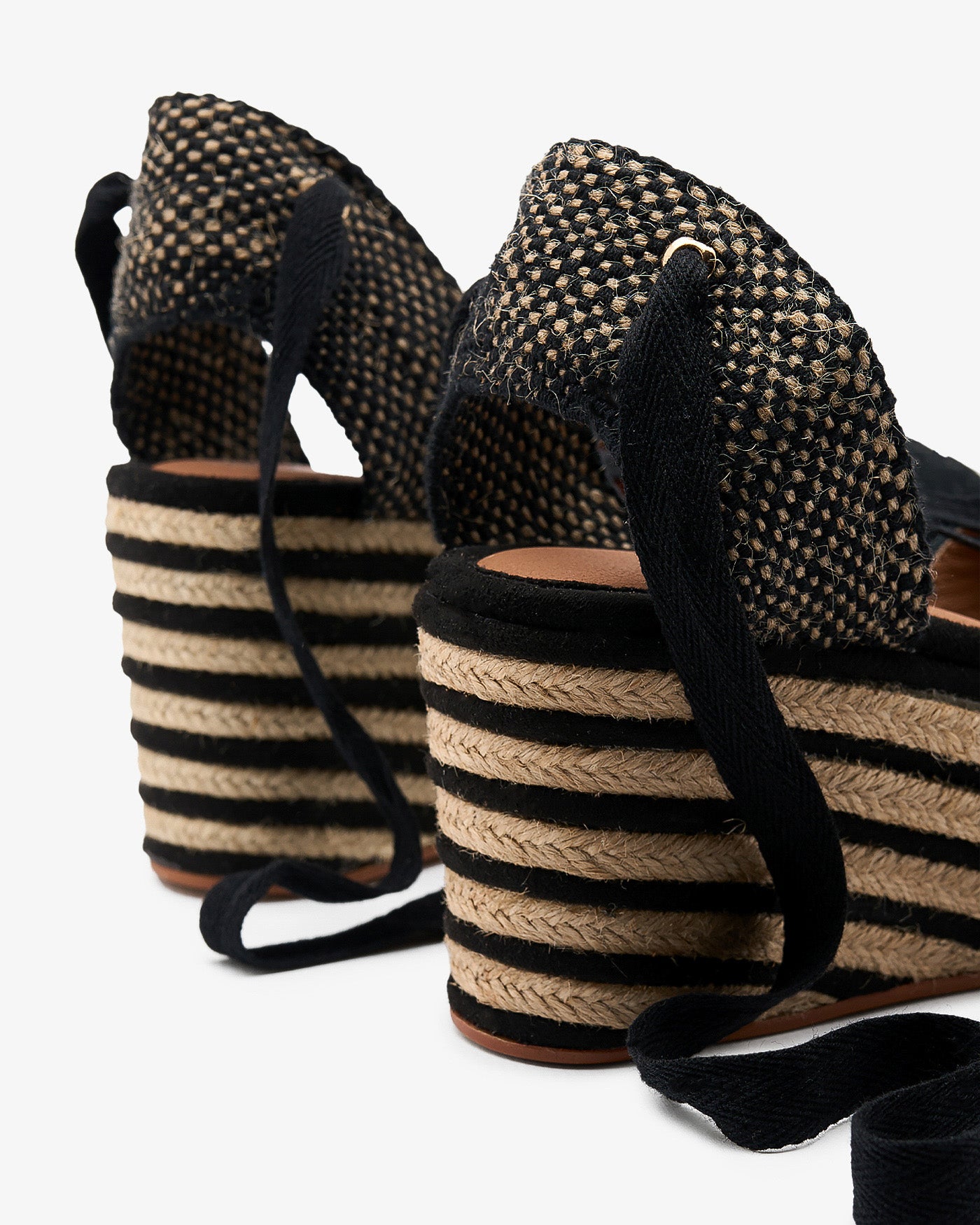 Cuña Valdes Serraje Negro 35