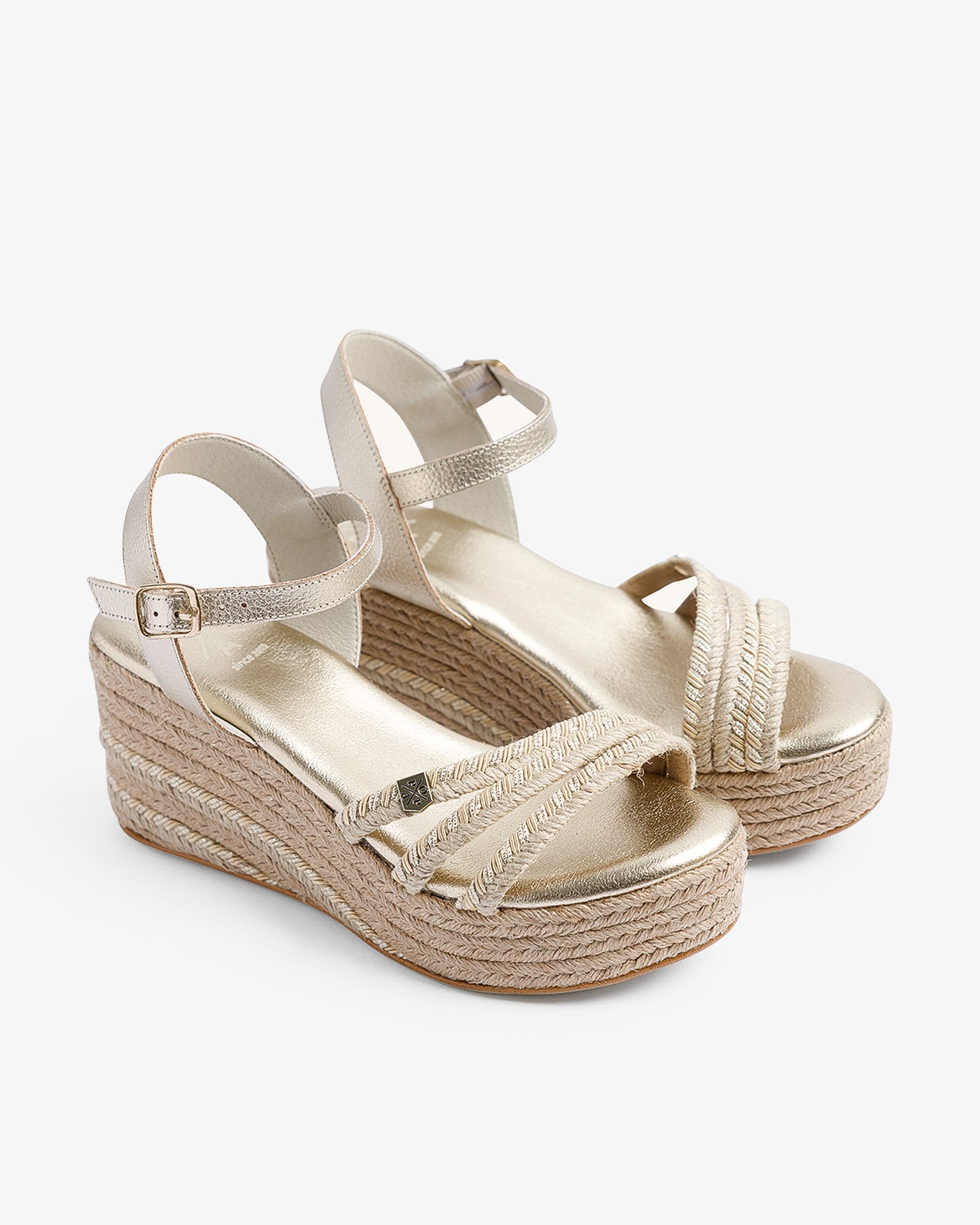 Cuña Albany Yute Oro