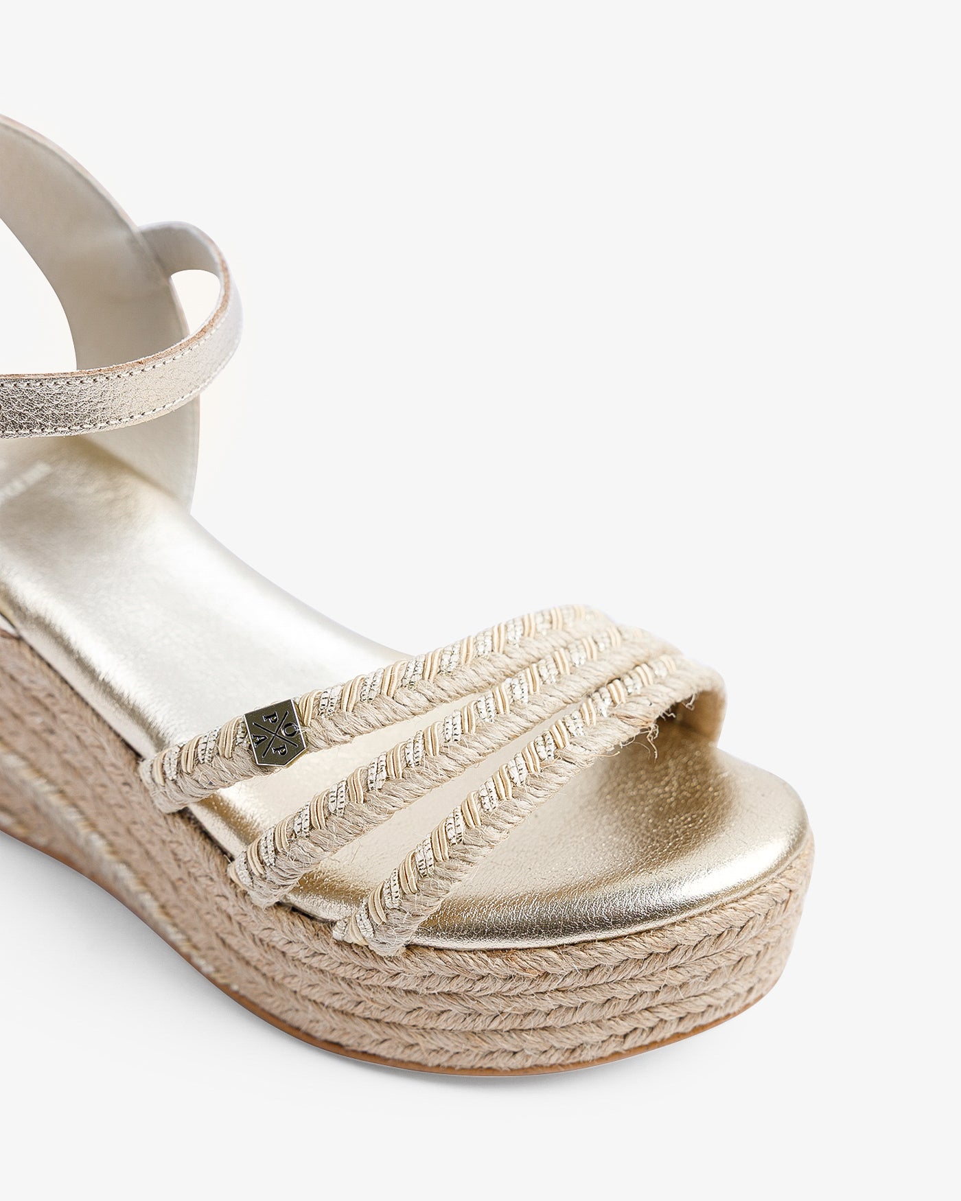 Cuña Albany Yute Oro